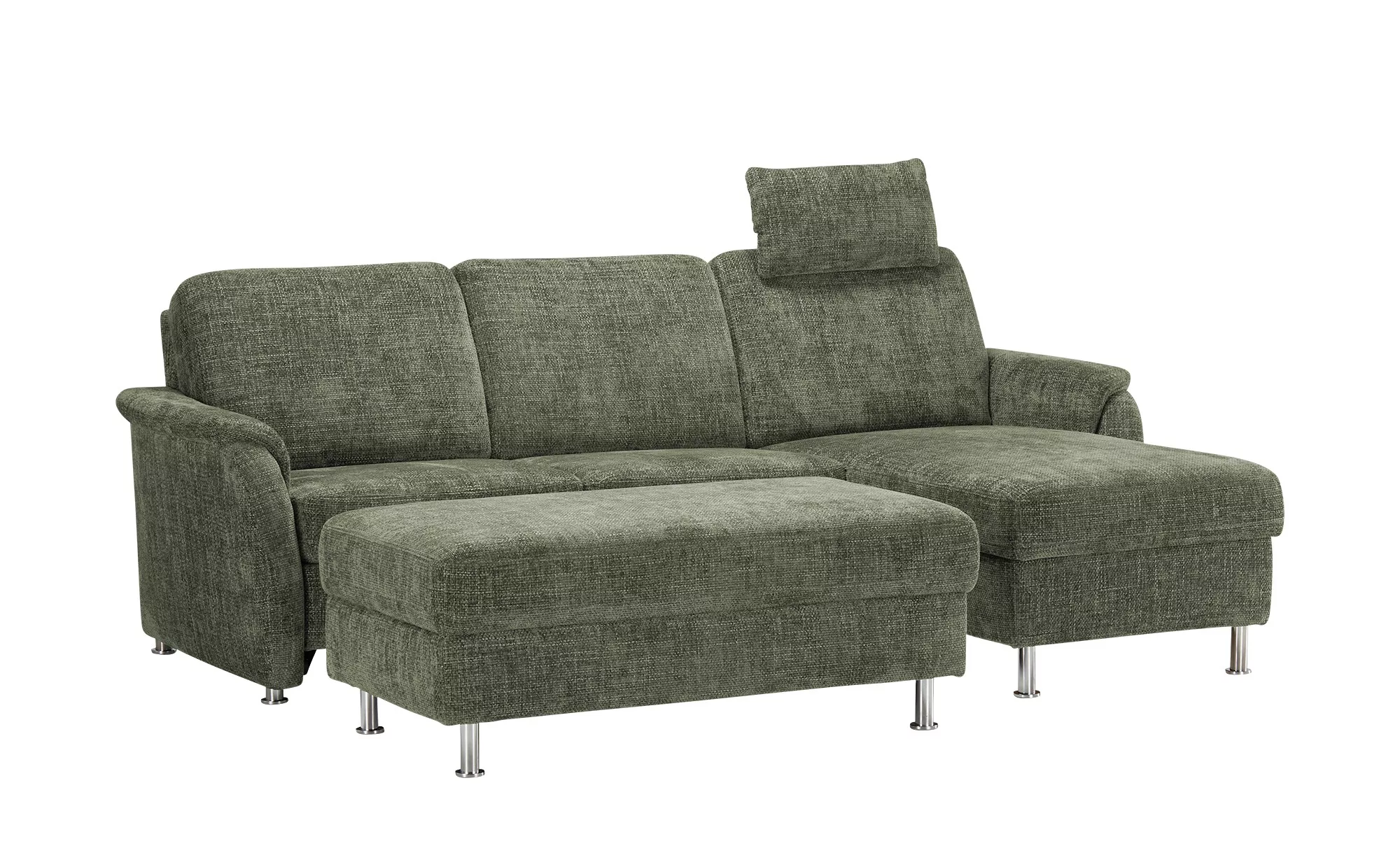 Polstermöbel Oelsa Ecksofa  Selecta-Home ¦ grün ¦ Maße (cm): B: 262 H: 92 T günstig online kaufen