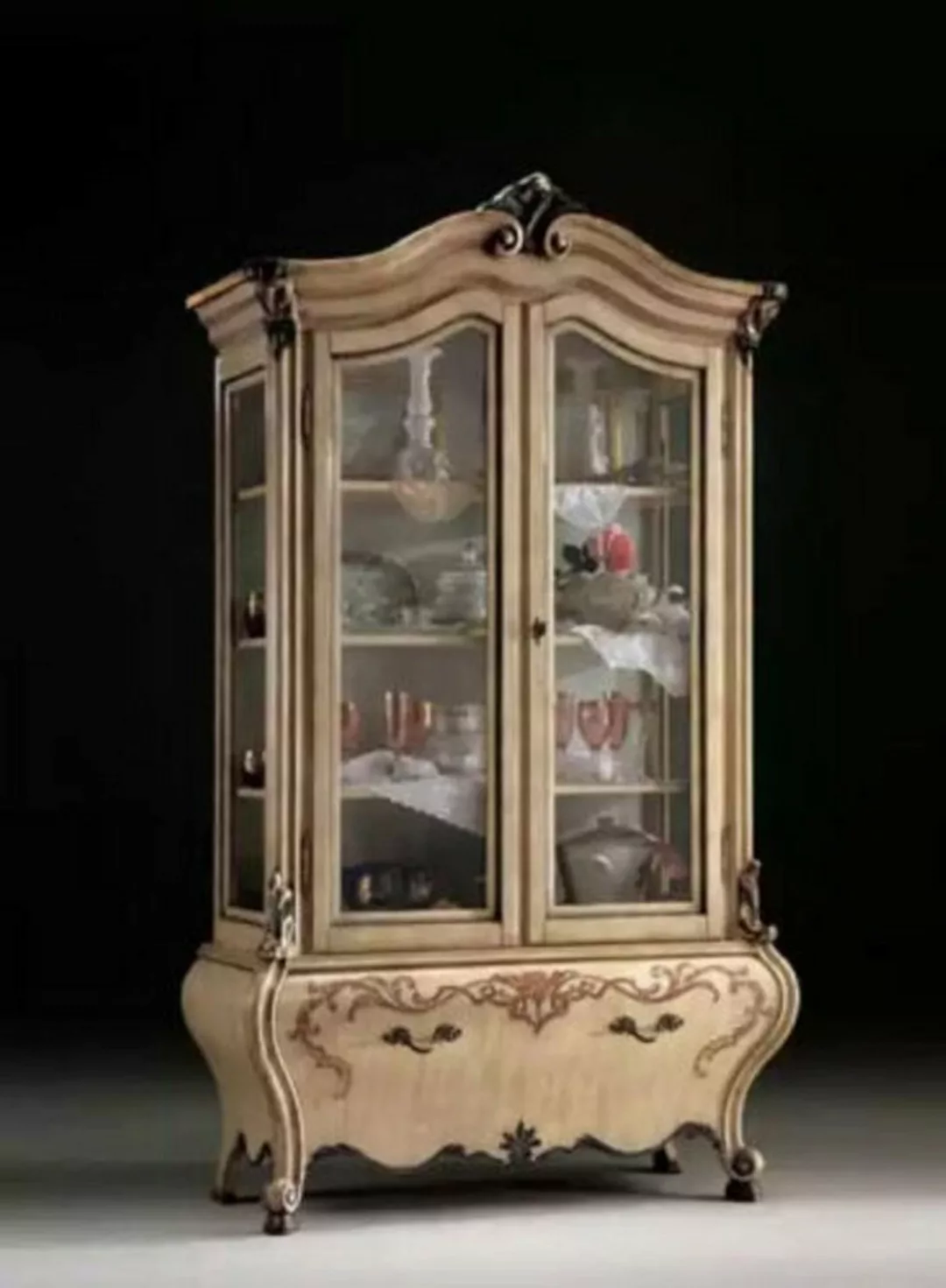 JVmoebel Vitrine Design Vitrine Anrichte Italienische Möbel Schrank Luxus R günstig online kaufen