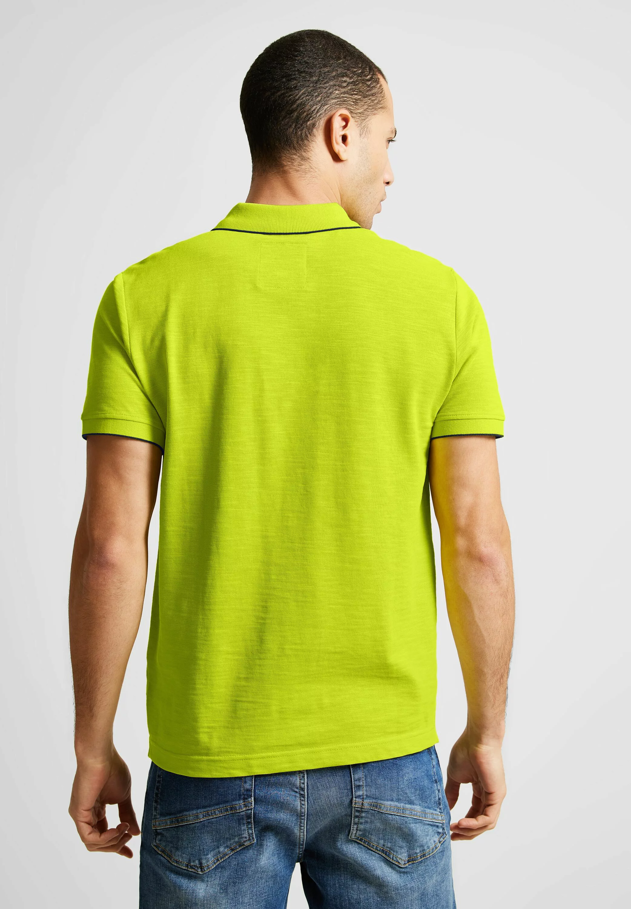 STREET ONE MEN Poloshirt, aus reiner Baumwolle günstig online kaufen