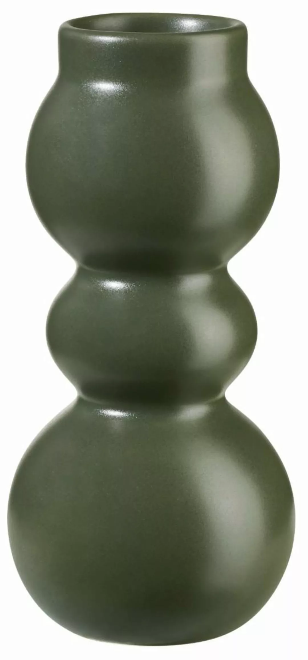 ASA SELECTION Vase ¦ grün ¦ Steingut ¦ Maße (cm): H: 19  Ø: 5.5 Accessoires günstig online kaufen