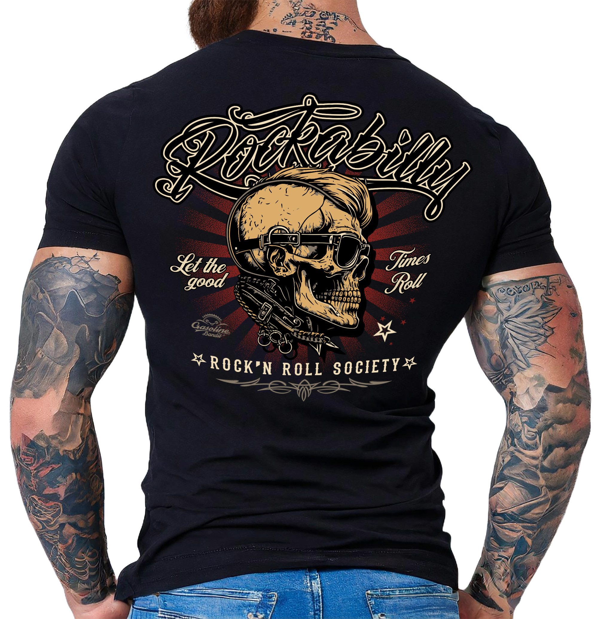 GASOLINE BANDIT® T-Shirt für Rockabilly Fans: günstig online kaufen