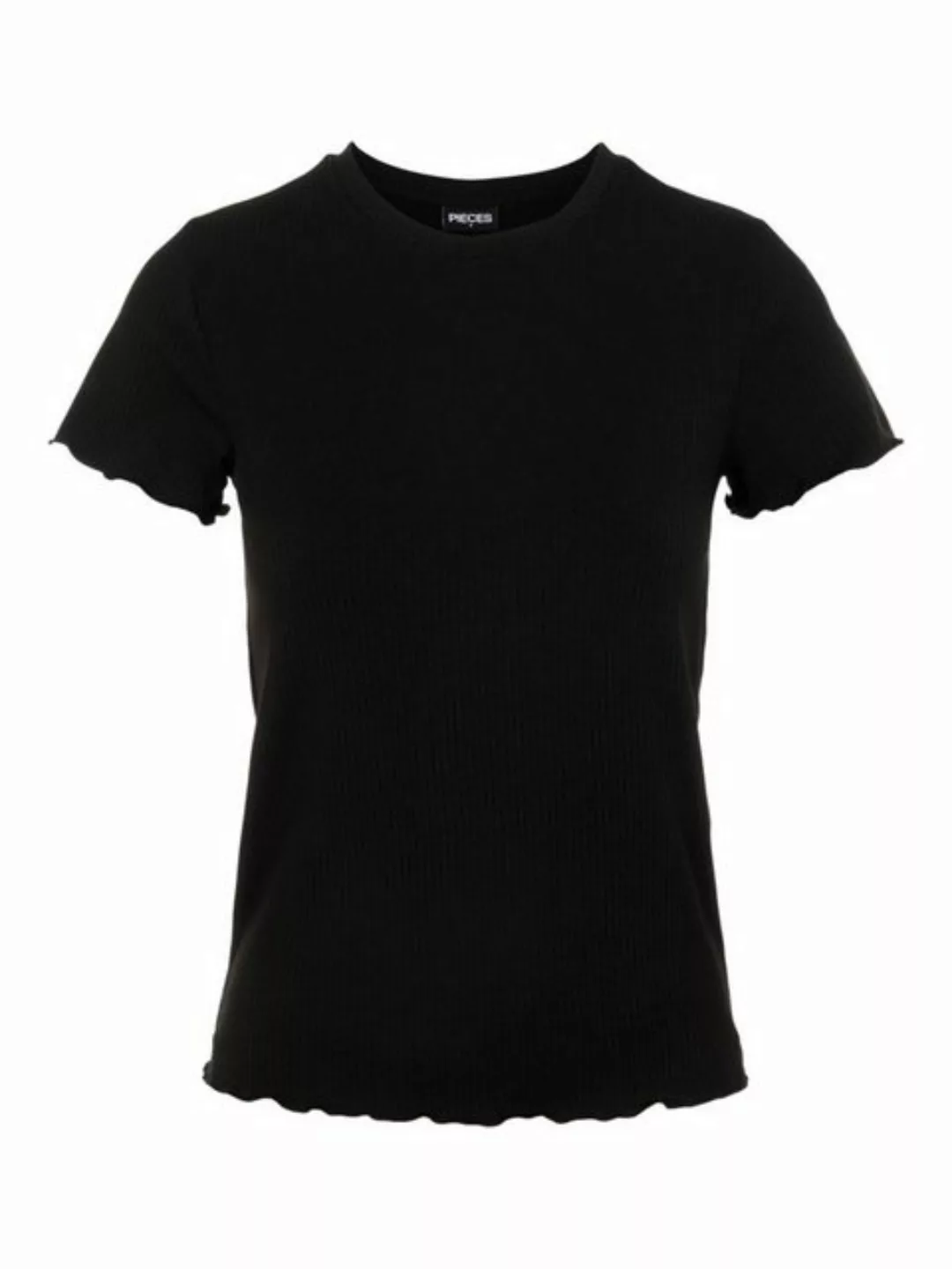 PIECES Kurzärmelig T-shirt Damen Schwarz günstig online kaufen