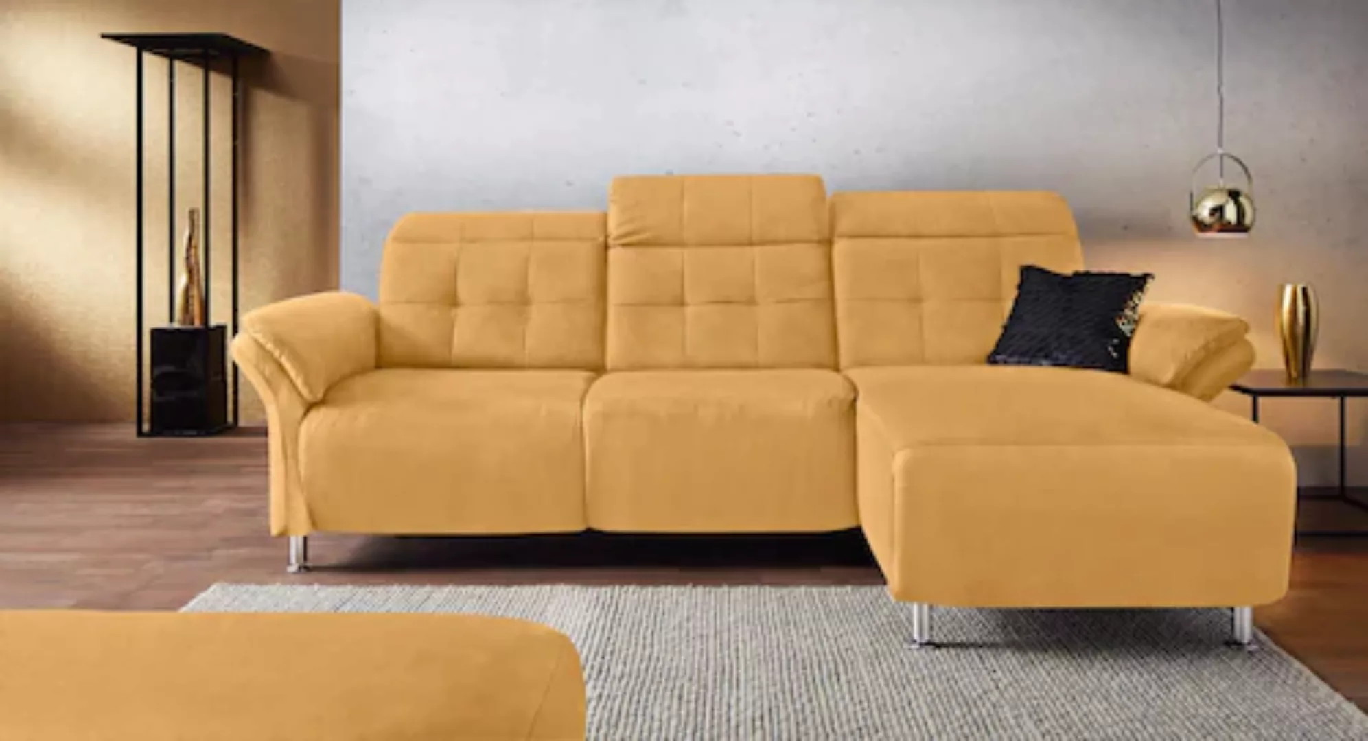 Places of Style Ecksofa "Manhattan L-Form", 2 Sitze mit elektrischer Relaxf günstig online kaufen