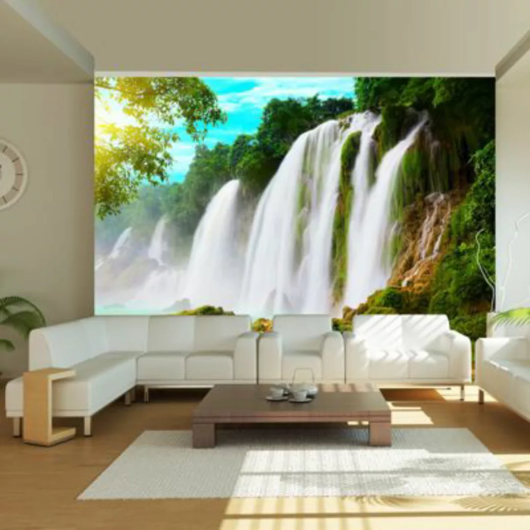 artgeist Fototapete Detian - Wasserfall  (China) mehrfarbig Gr. 400 x 309 günstig online kaufen