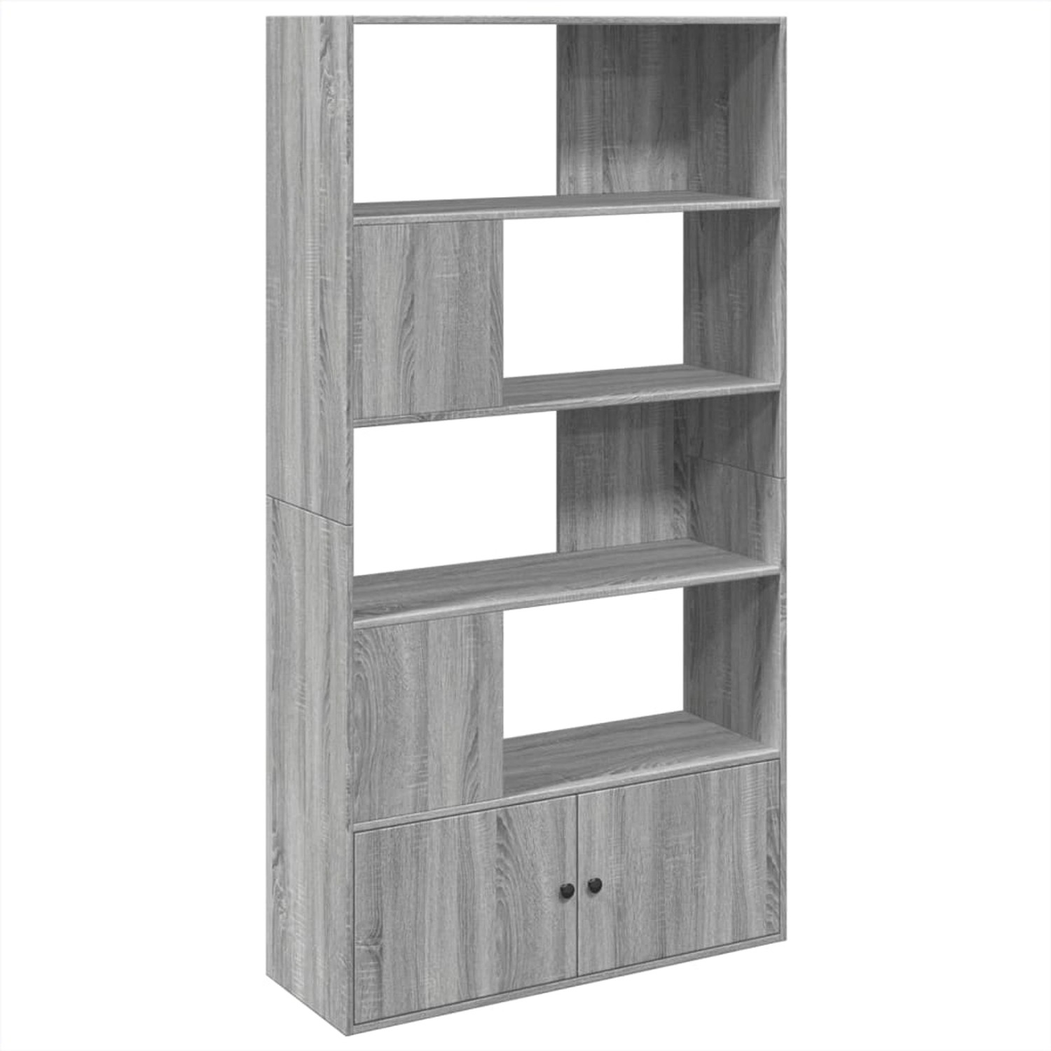 vidaXL Bücherregal Grau Sonoma 100x36x189 cm Holzwerkstoff günstig online kaufen