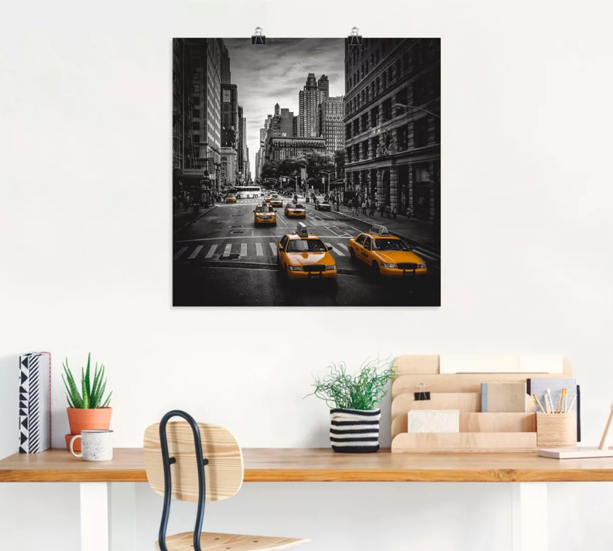 Artland Wandbild "New York City Verkehr 5th Avenue", Amerika, (1 St.), als günstig online kaufen