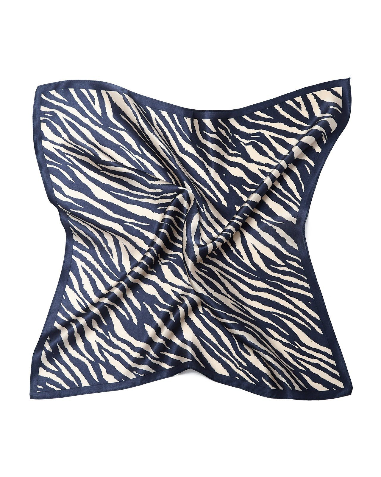 MayTree Seidentuch quadratisch,Zebra, 53x53 cm, Nickituch, günstig online kaufen