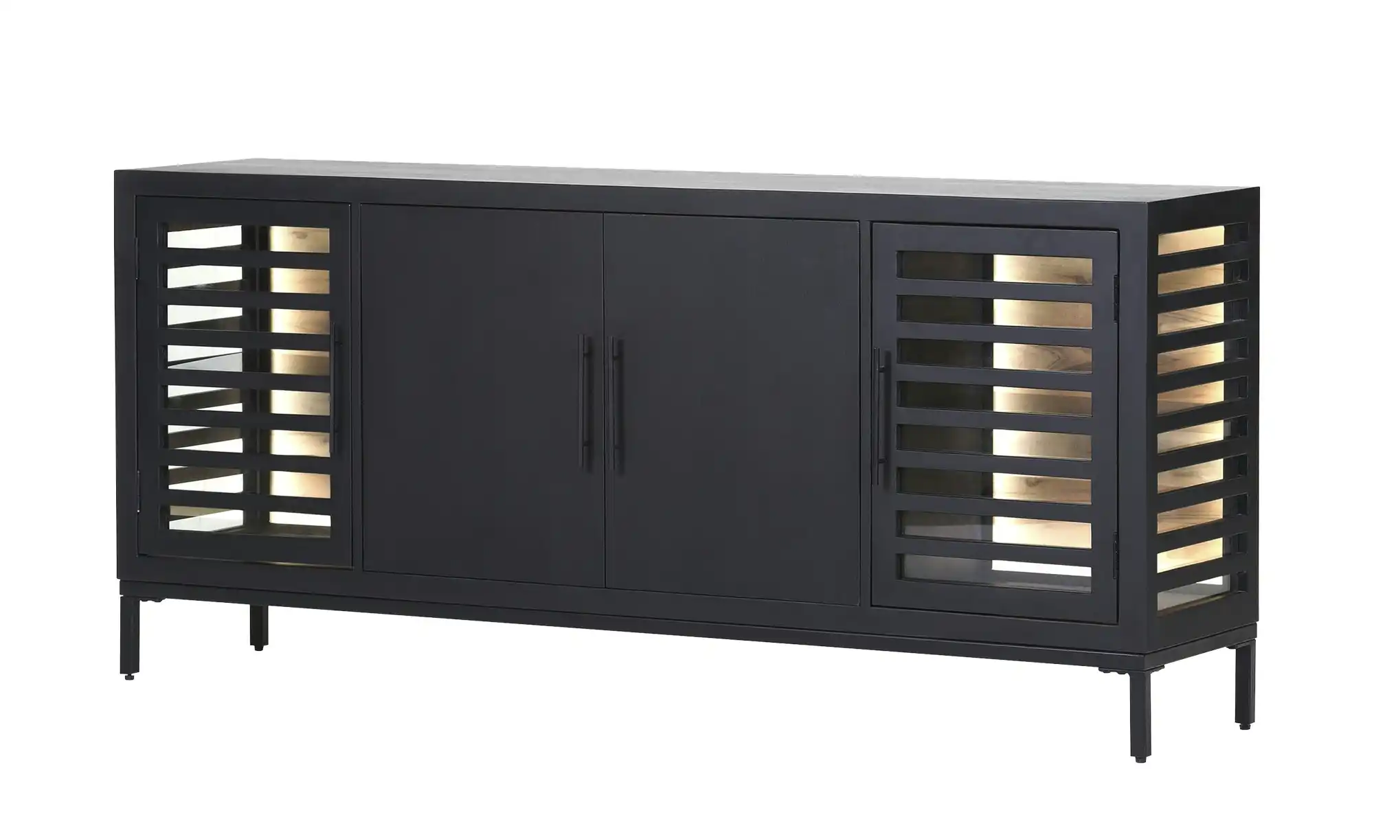 Sideboard  Masca ¦ schwarz ¦ Maße (cm): B: 180 H: 80 T: 43 Kommoden & Sideb günstig online kaufen