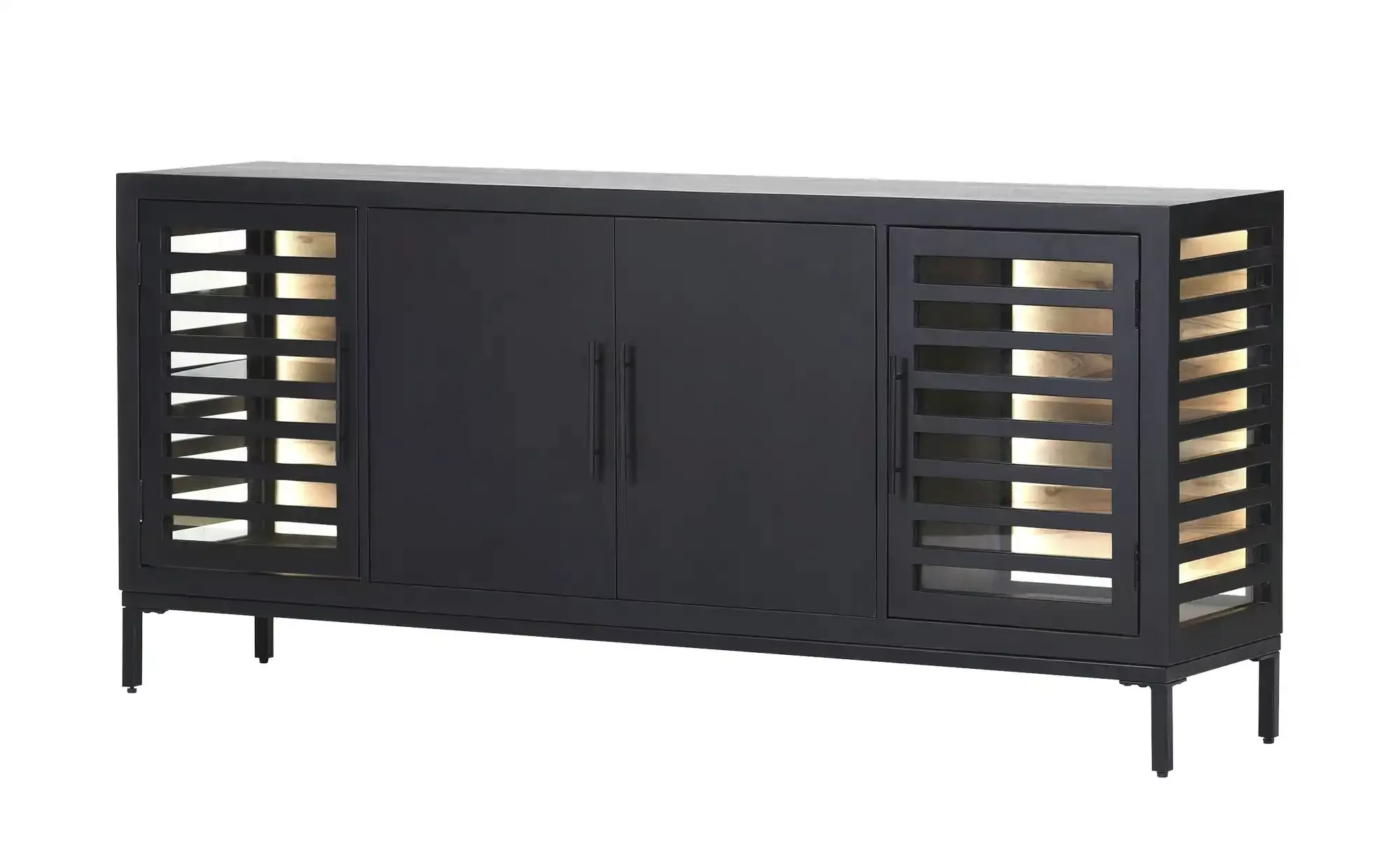 Sideboard  Masca ¦ schwarz ¦ Maße (cm): B: 180 H: 80 T: 43.0 Kommoden & Sid günstig online kaufen