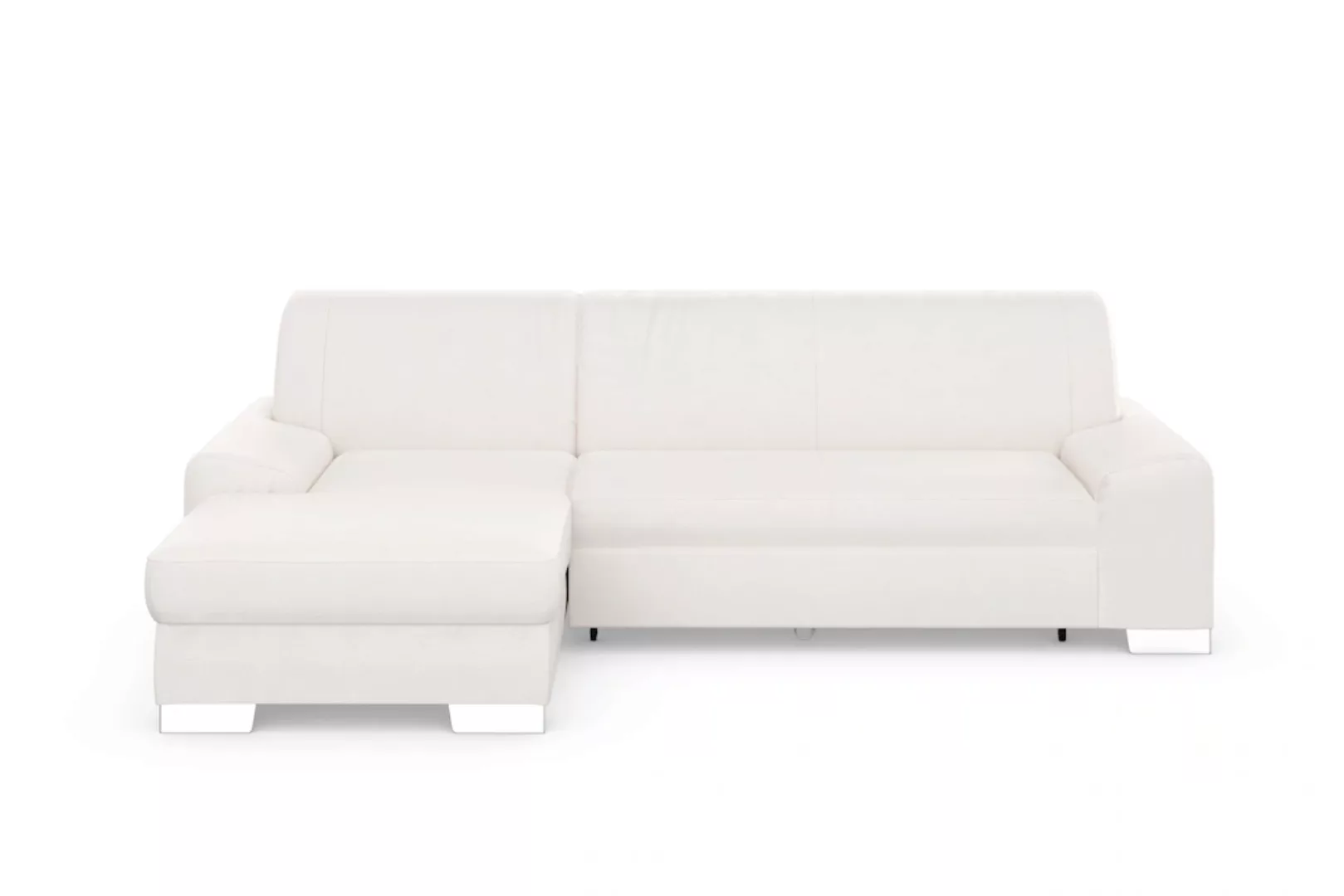 DOMO collection Ecksofa »Anzio L-Form, whlw. Bettfunktion, Federkern, hochw günstig online kaufen