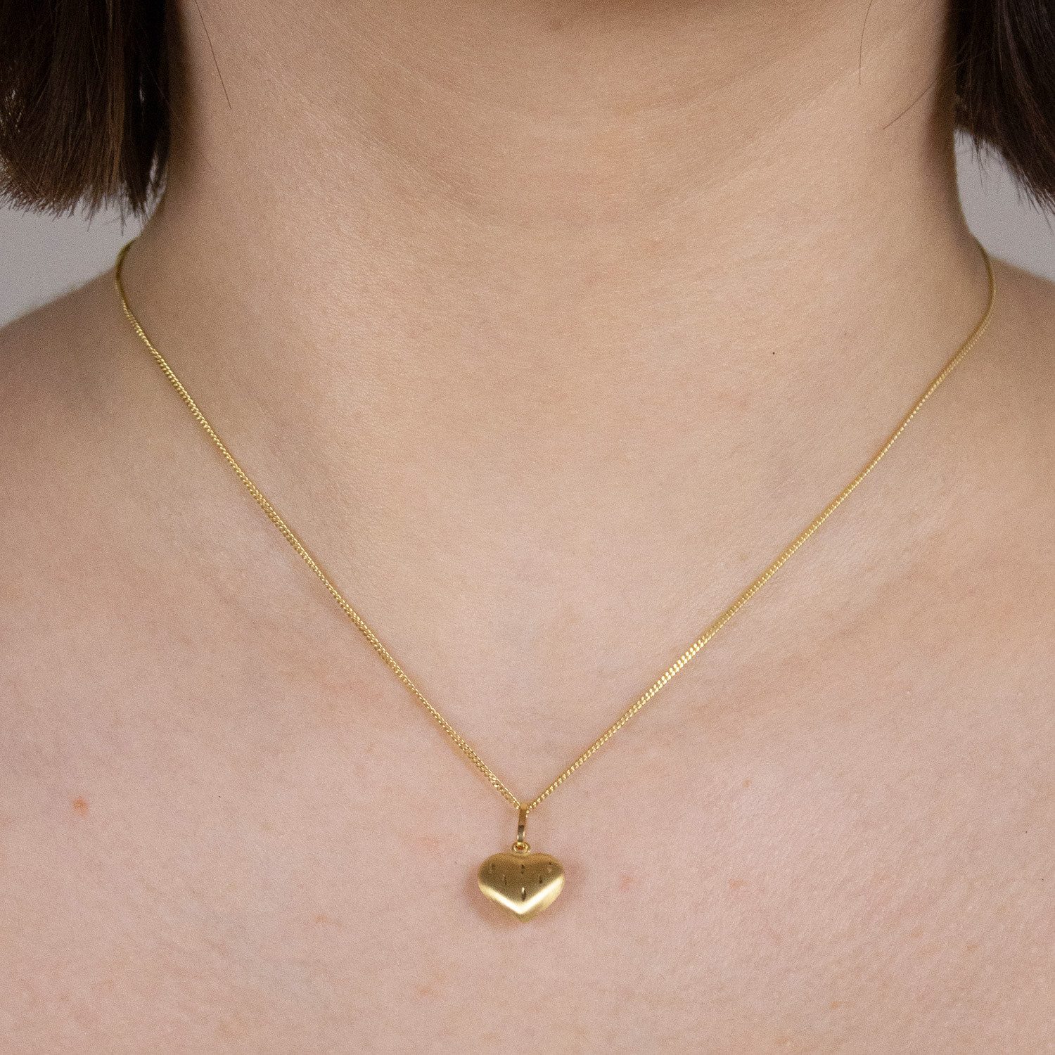 HOPLO Herzanhänger Gold Anhänger Herz mit günstig online kaufen