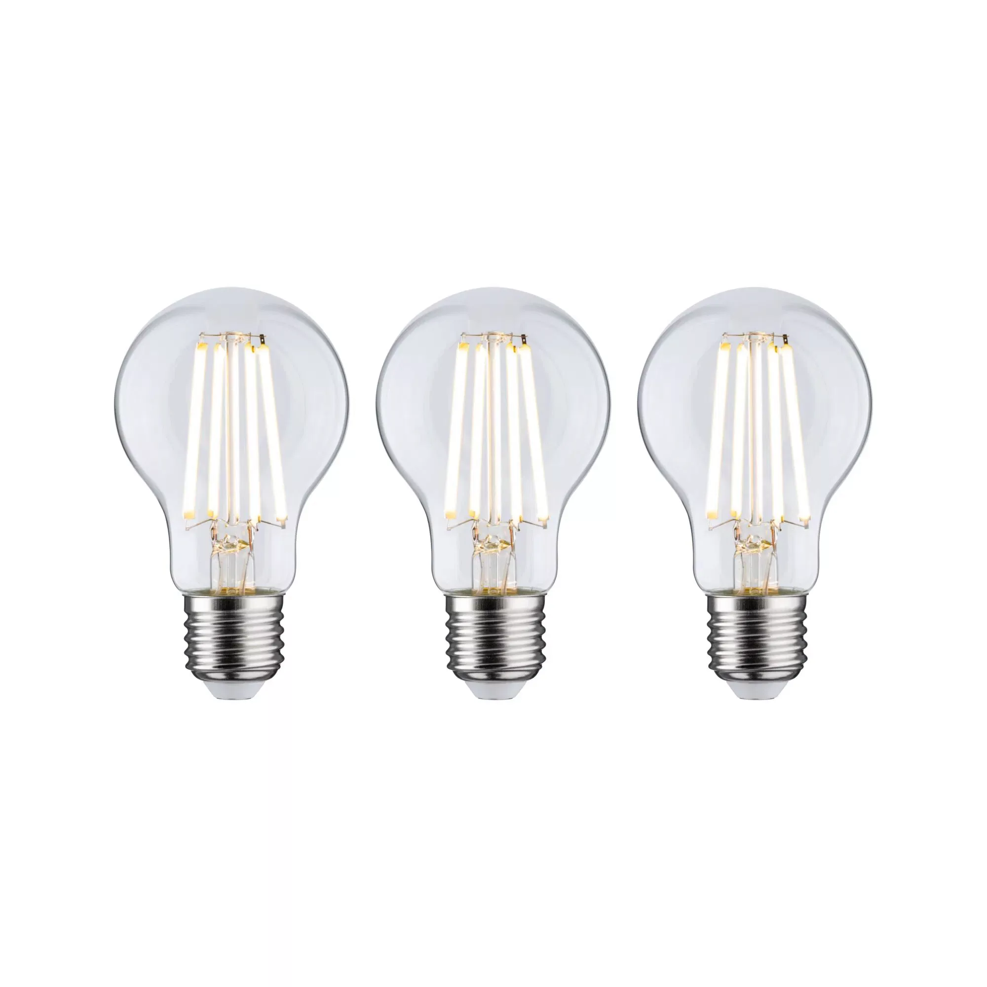 Paulmann "Eco-Line Filament 230V LED Birne E27 3er-Set 3x840lm 3x4W 3000K K günstig online kaufen