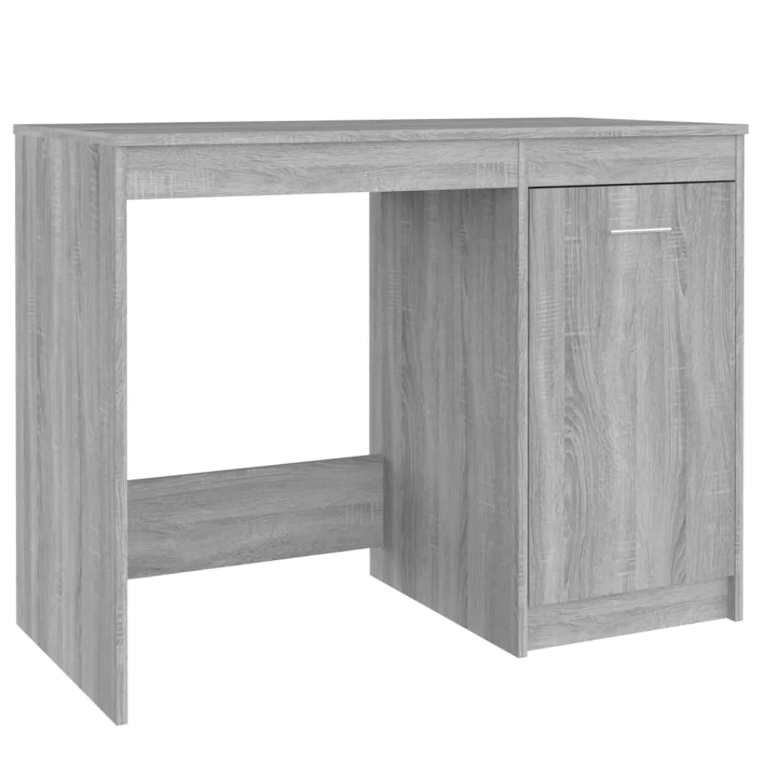 Vidaxl Schreibtisch Grau Sonoma 100x50x76 Cm Holzwerkstoff günstig online kaufen
