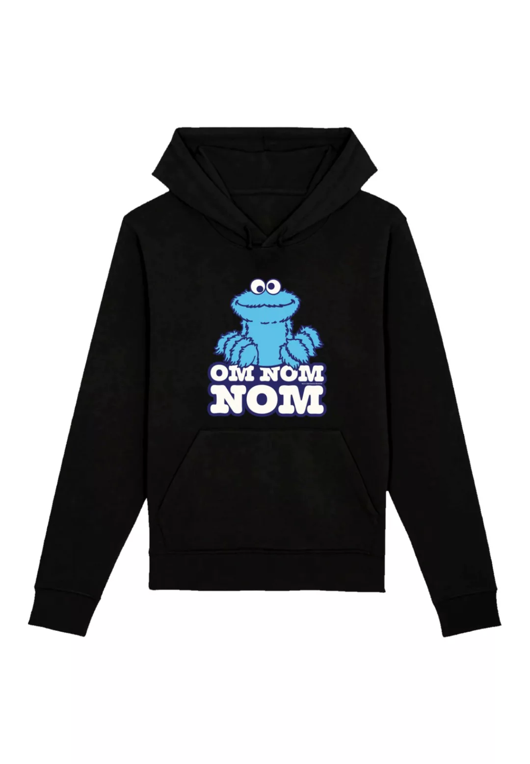 F4NT4STIC Kapuzenpullover "Sesamstraße Cookie Monster Nom Nom", Premium Qua günstig online kaufen