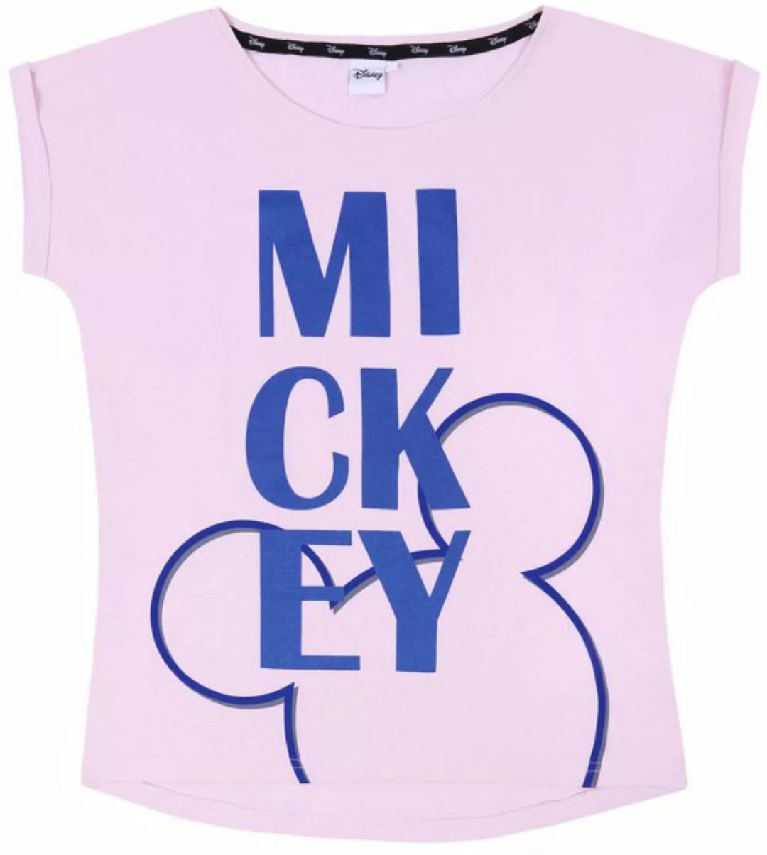 Sarcia.eu Kurzarmbluse Pinker Damen-T-Shirt mit blauem Aufdruck MICKEY L günstig online kaufen