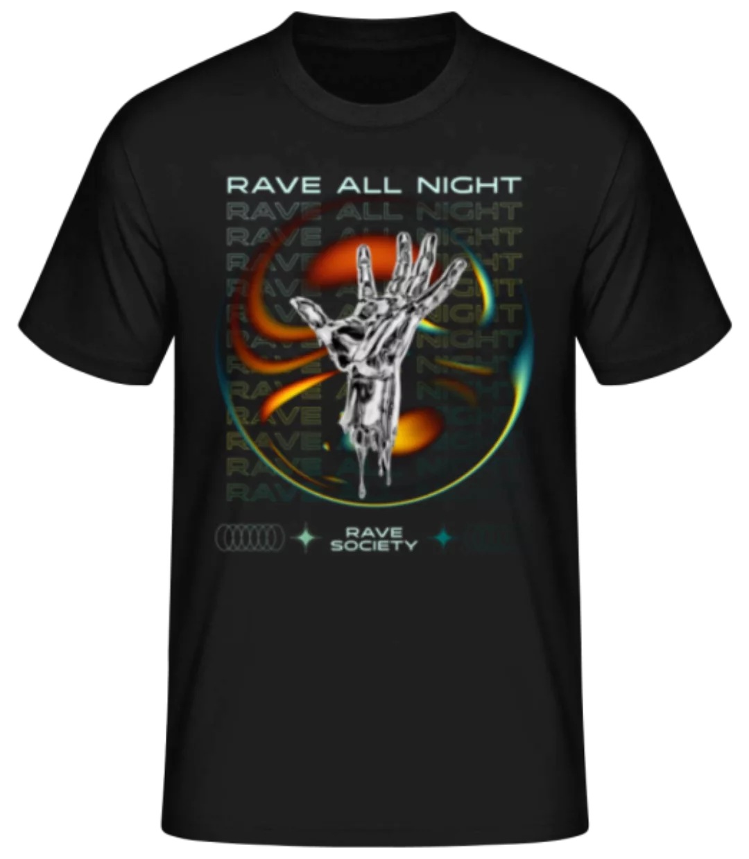 Rave All Night · Männer Basic T-Shirt günstig online kaufen