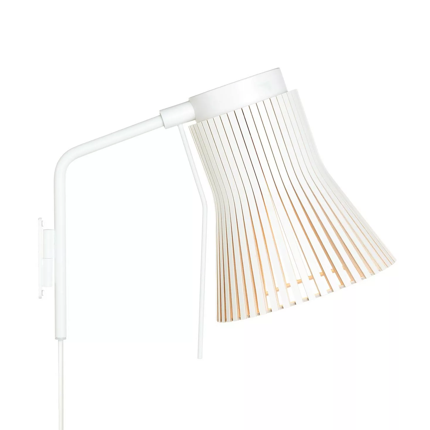 Secto Design - Petite 4630 Wandleuchte - weiß/laminiert/inkl. LED-Birne 300 günstig online kaufen