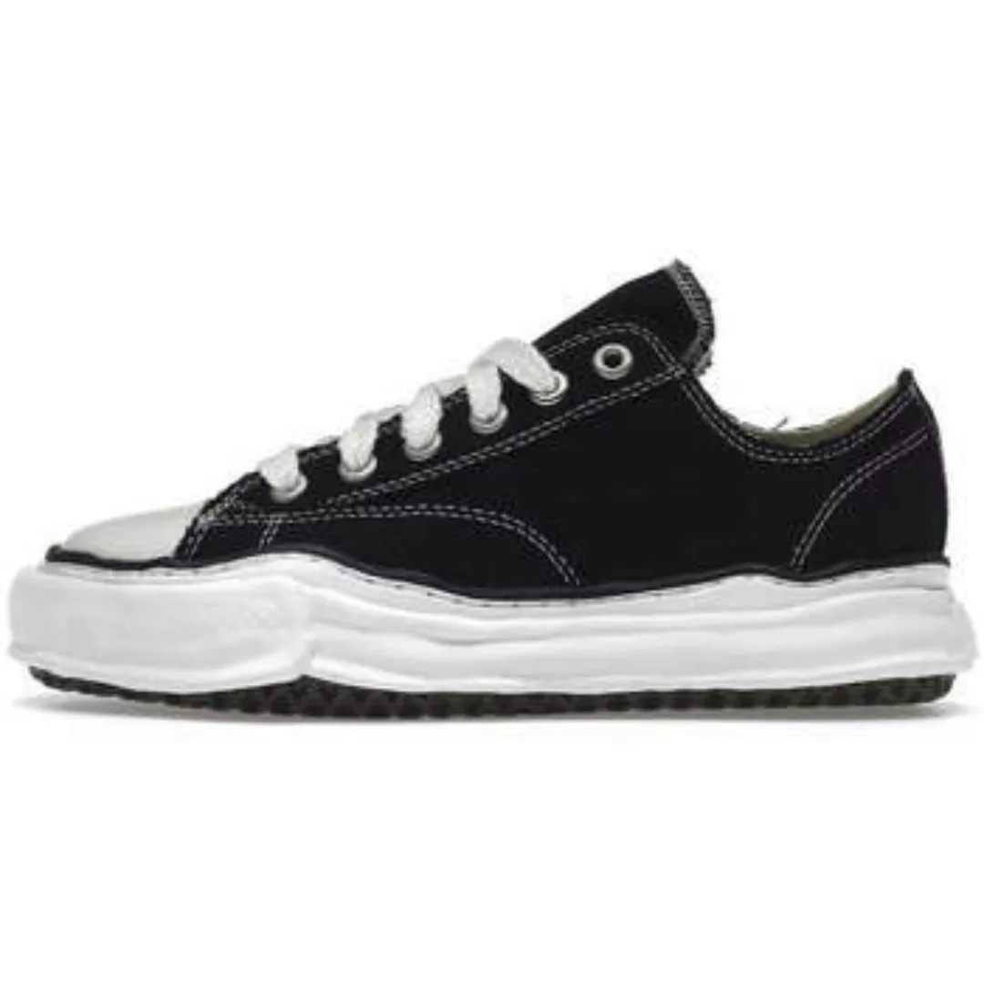 Maison Mihara Yasuhiro  Sneaker Peterson OG Sole Canvas Low Black günstig online kaufen