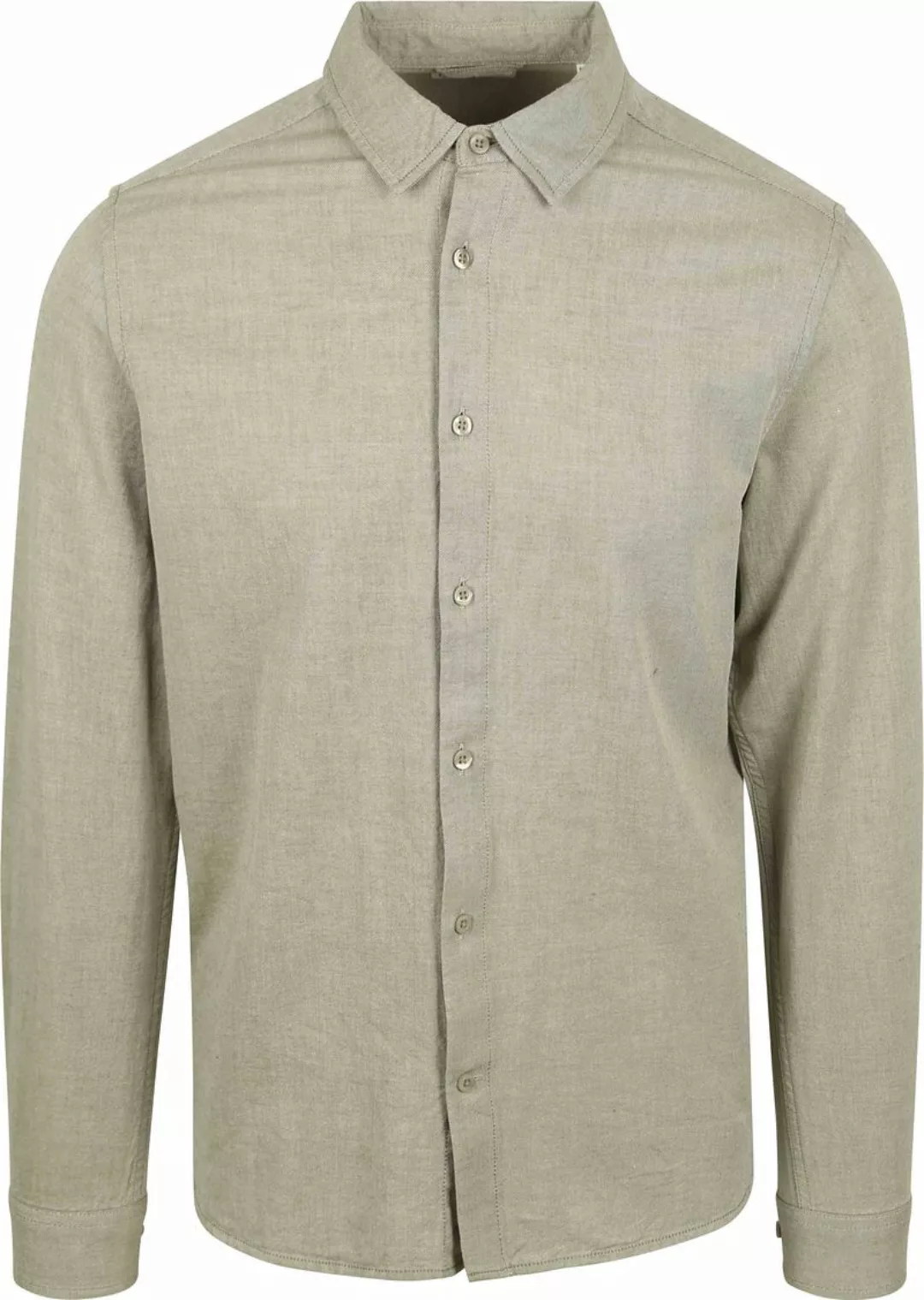 KnowledgeCotton Apparel Langarmhemd Regular Fit Light Twill Shirt günstig online kaufen