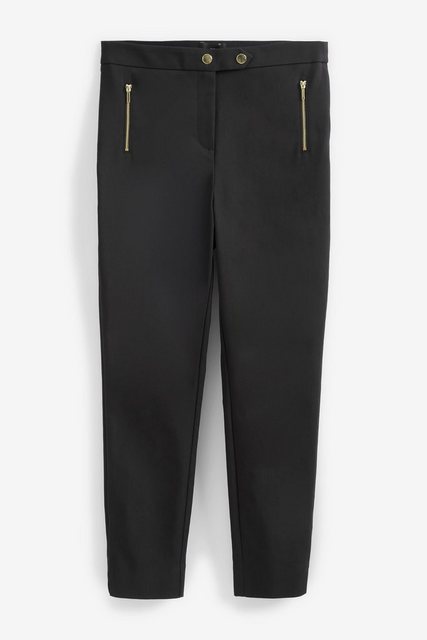 Next Stoffhose Skinny Fit Hose mit Reißverschluss, Kurzgröße (1-tlg) günstig online kaufen