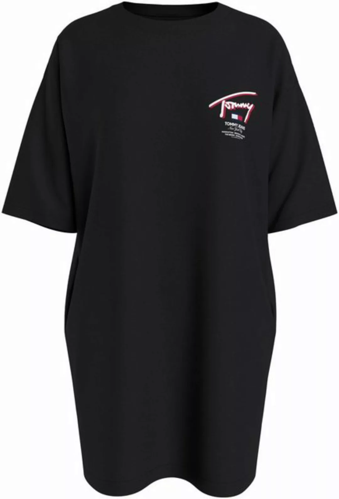Tommy Jeans Shirtkleid TJW STREET SIGNATURE TEE DRESS mit Tommy Jeans Flagg günstig online kaufen