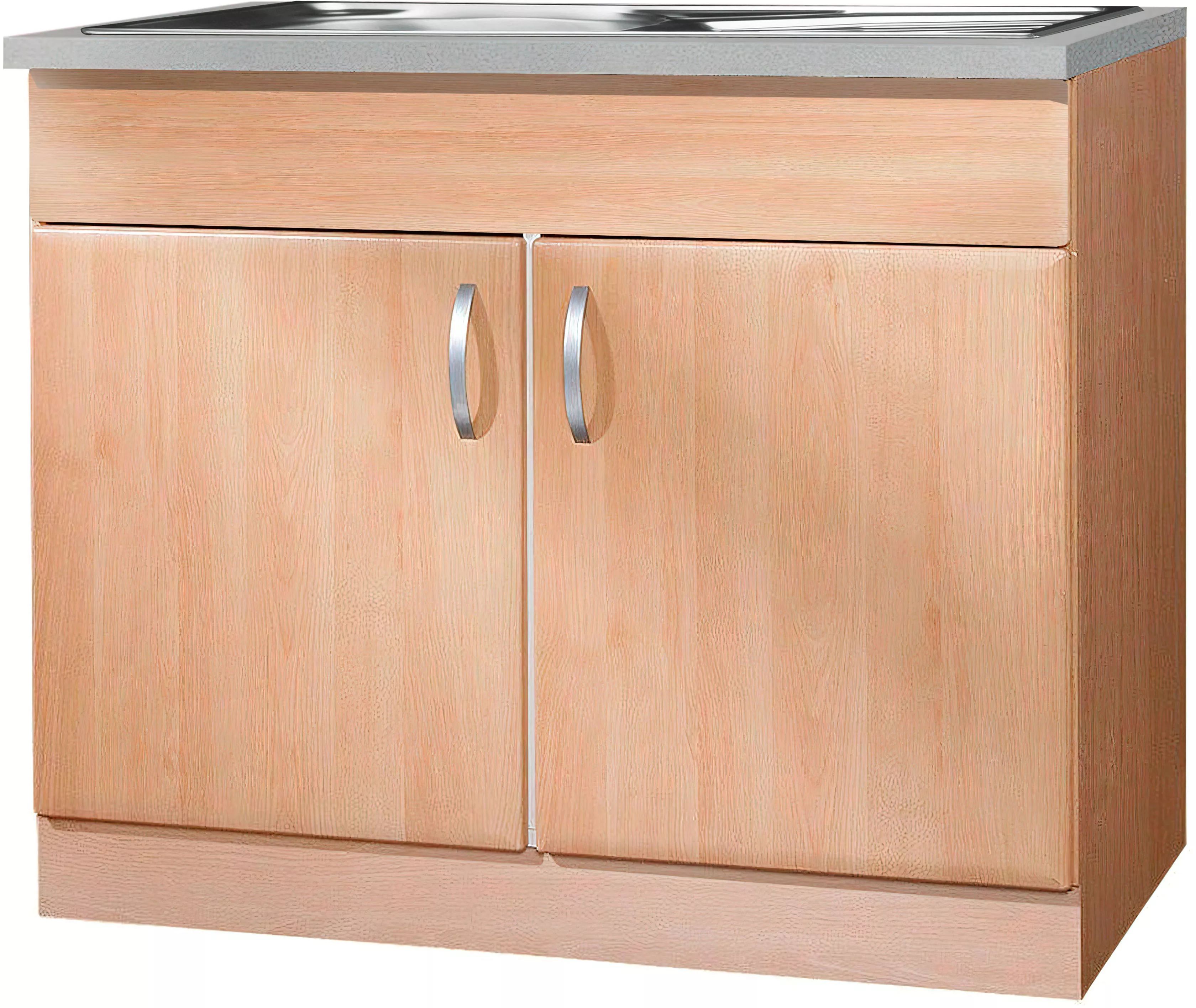 wiho Küchen Spülenschrank "Prag", 100 cm breit günstig online kaufen