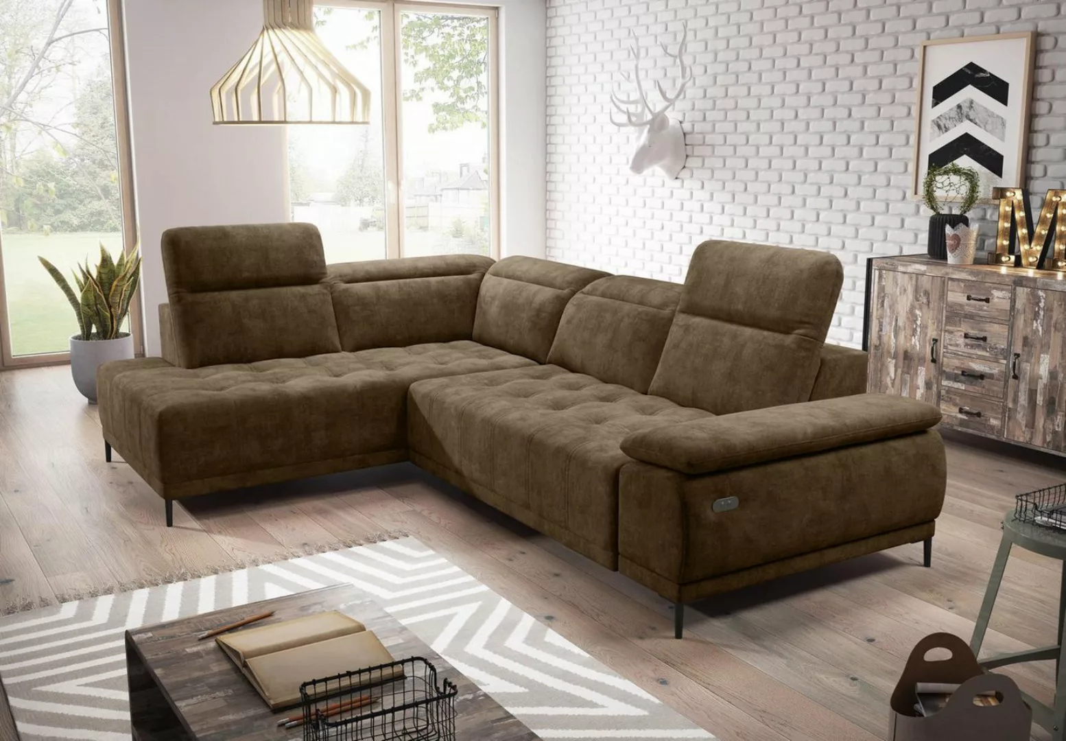 Xlmoebel Ecksofa Sofa-Set mit automatischem Ecksofa in L-Form und stylische günstig online kaufen