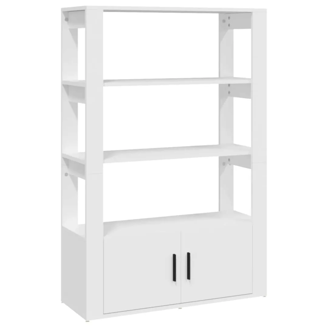 Vidaxl Sideboard Weiß 80x30x119,5 Cm Holzwerkstoff günstig online kaufen