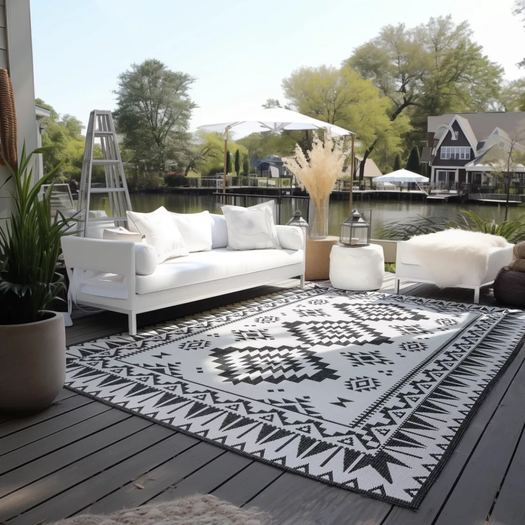 ELLE DECORATION Teppich »Dynamic, In- und Outdoor«, rechteckig, 5 mm Höhe, günstig online kaufen