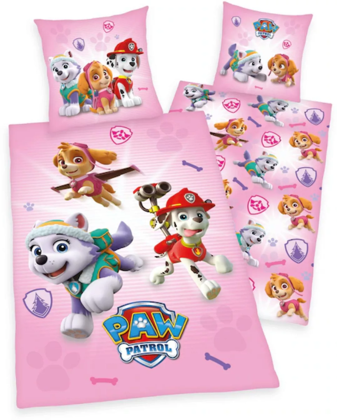 PAW PATROL Kinderbettwäsche »Paw Patrol«, mit tollem Motiv günstig online kaufen