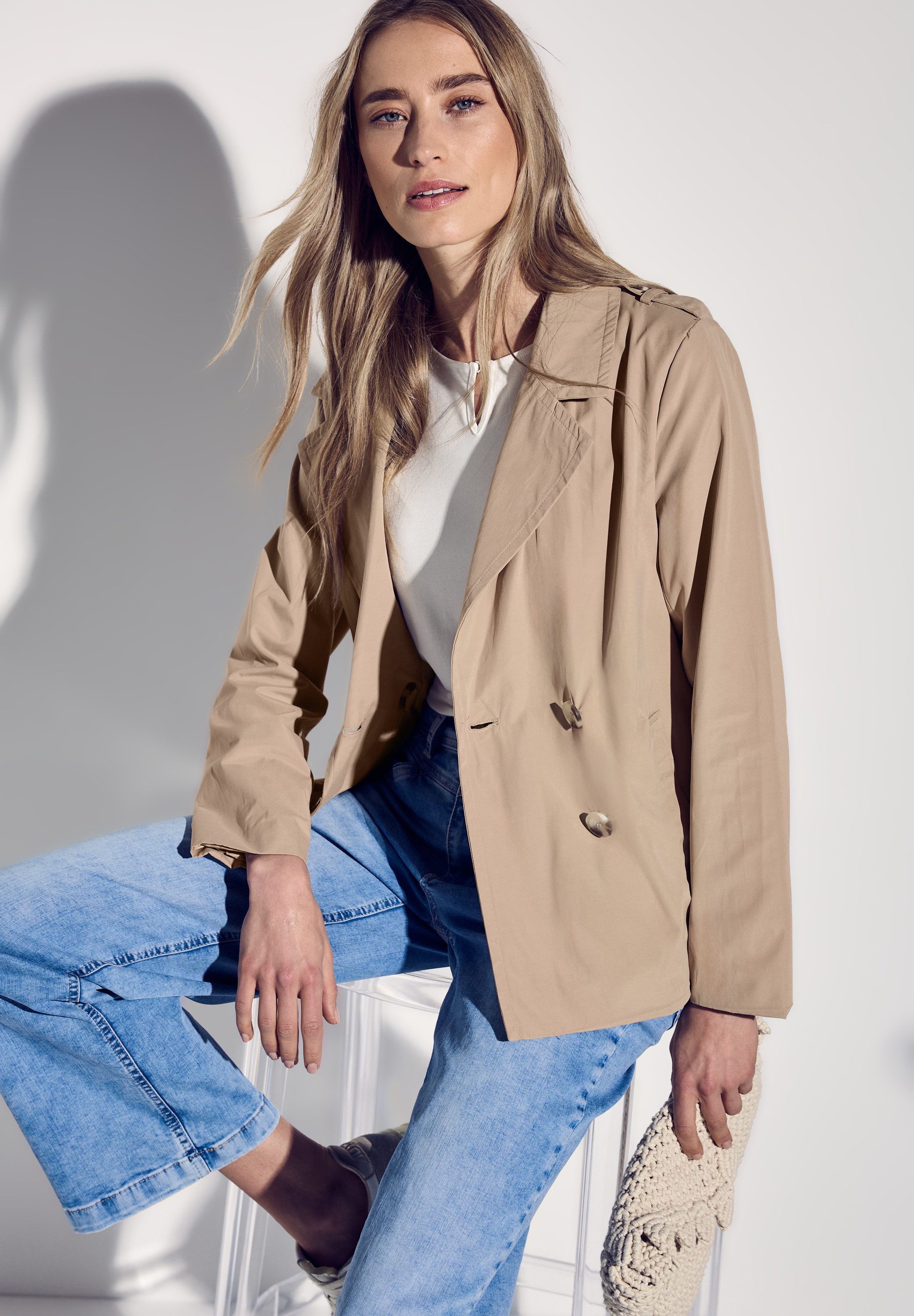 STREET ONE Trenchcoat doppelreihig und mit günstig online kaufen