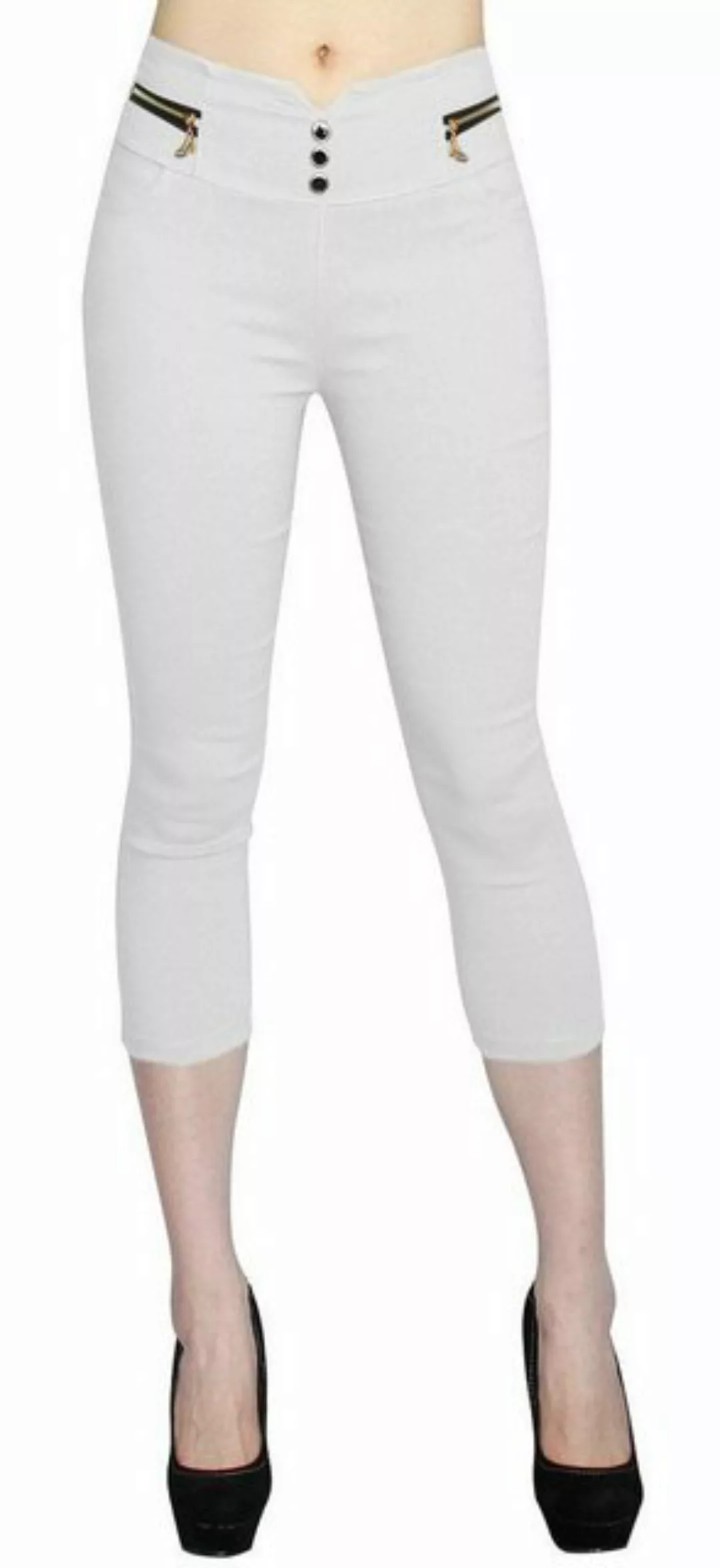 dy_mode Caprihose Damen Capri Hose 7/8 Skinny Pants Caprihose Treggings in günstig online kaufen