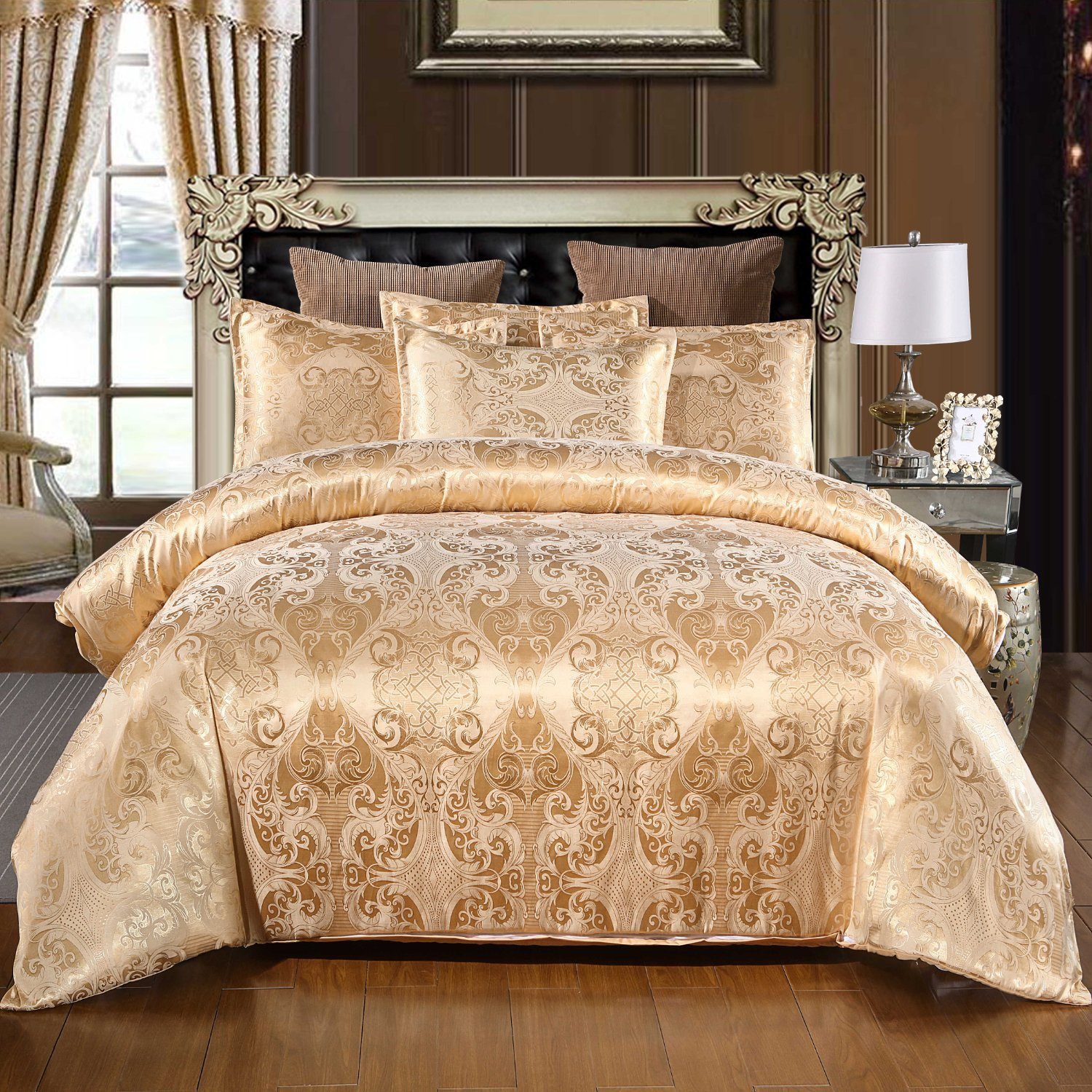BYSURE Bettwäsche, Polyester, 2 teilig, Satin-Bettbezug, günstig online kaufen