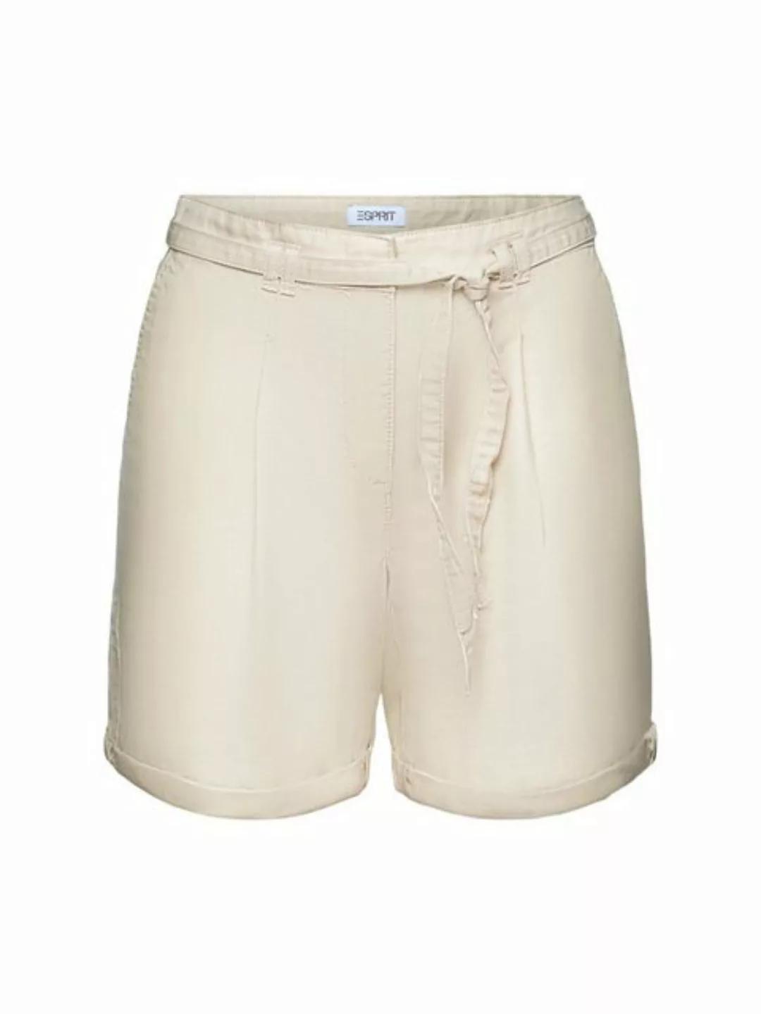 Esprit Shorts Twillshorts mit Gürtel (1-tlg) günstig online kaufen