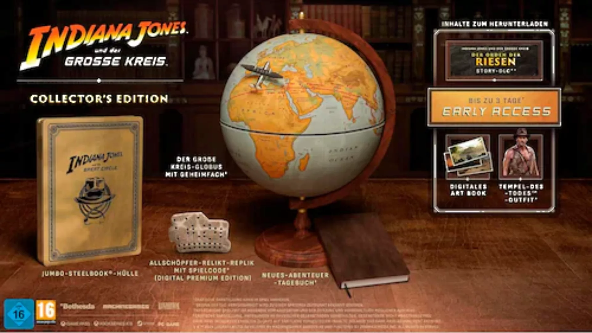 Bethesda Spielesoftware »Indiana Jones und der große Kreis Collector's Edit günstig online kaufen