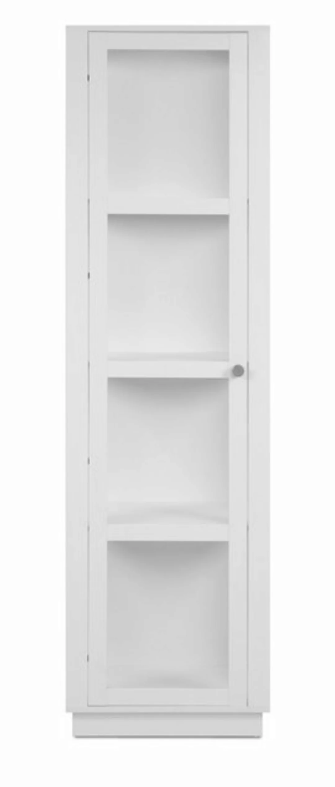 Furn.Design Glasvitrine Blanverd (Vitrine in weiß, 56 x 195 cm oder 100 x 1 günstig online kaufen