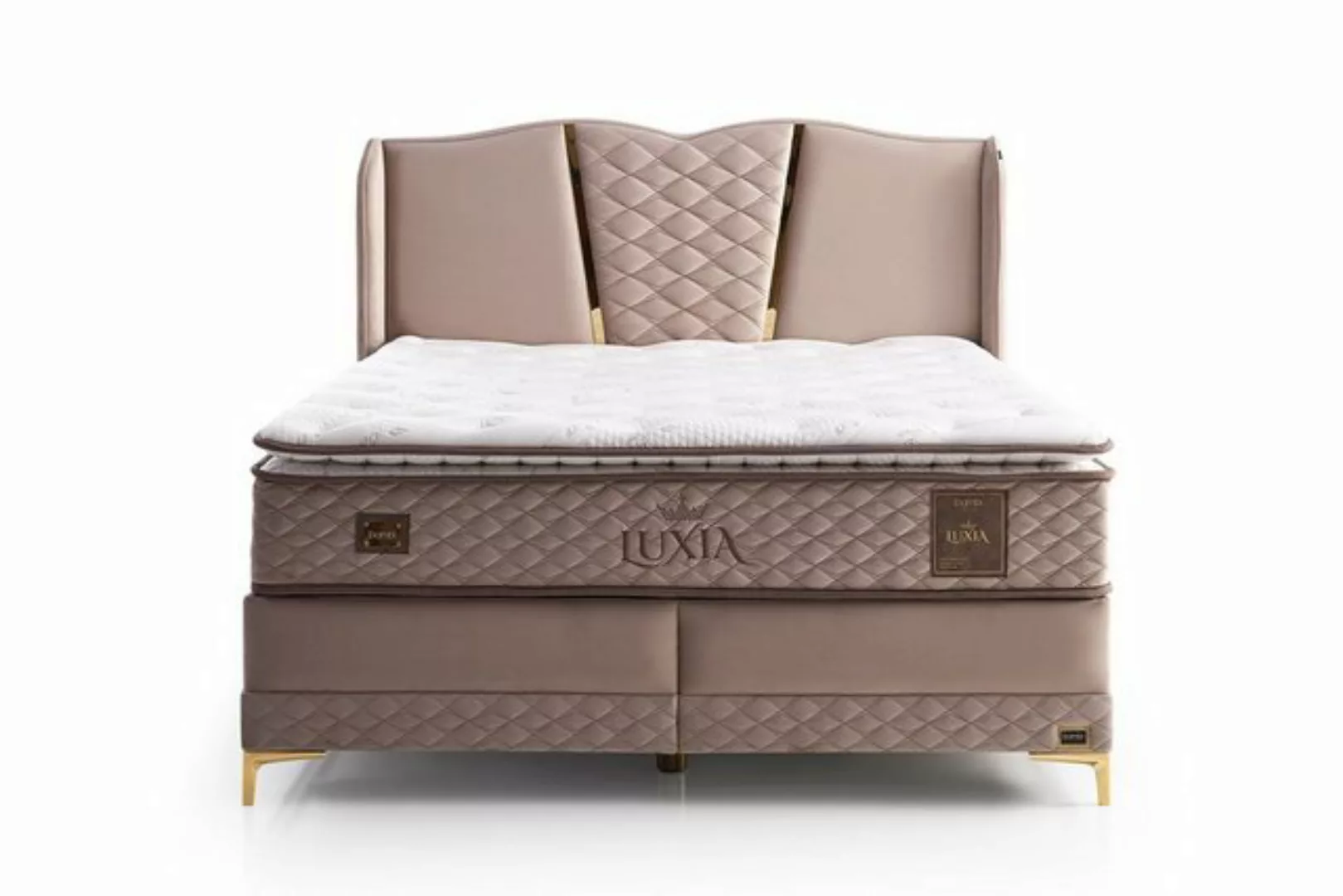 gowoll Boxspringbett Schlafzimmer Set Boxspringbett 180x200 - 140x200 Luxia günstig online kaufen