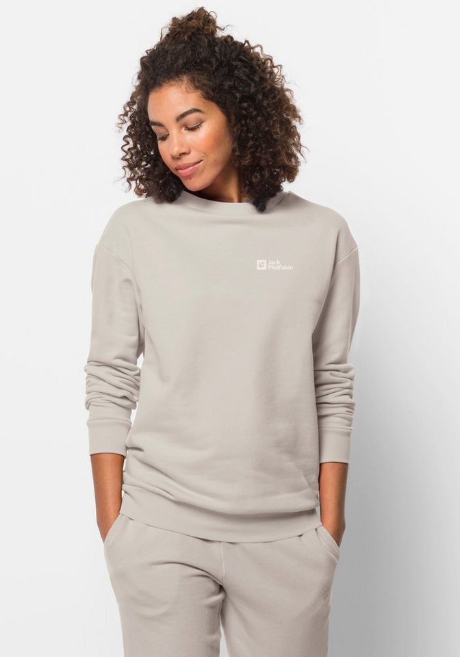 Jack Wolfskin Rundhalspullover ESSENTIAL CREWNECK W günstig online kaufen