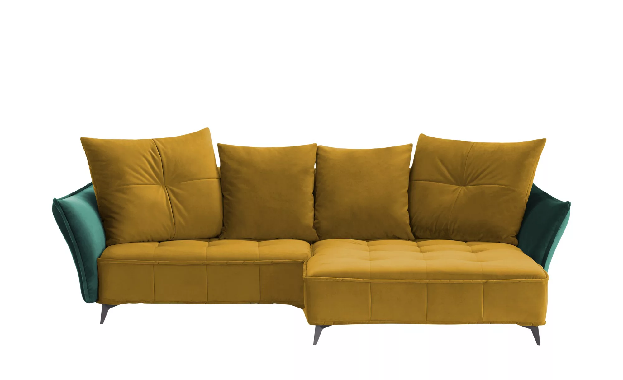 Ecksofa - gelb - 290 cm - 80 cm - 175 cm - Polstermöbel > Sofas > Ecksofas günstig online kaufen