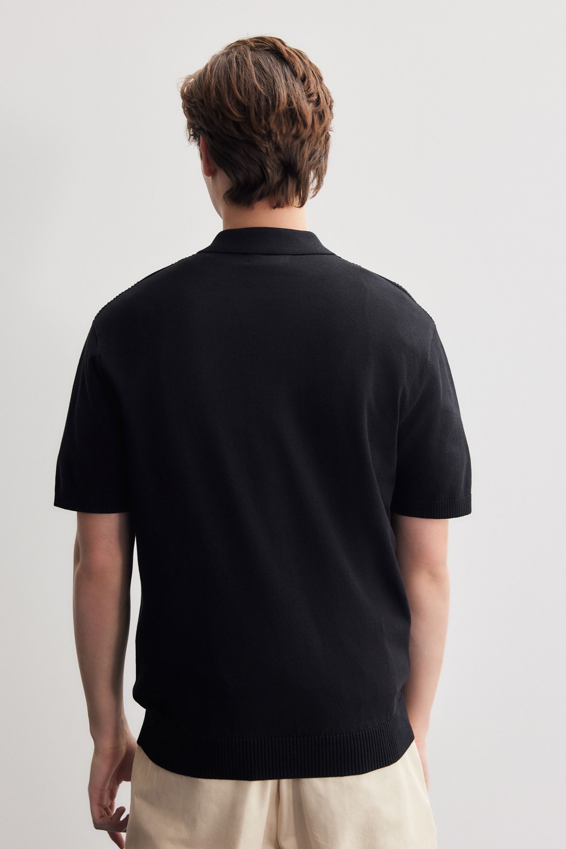 Next Poloshirt Strick-Polohemd Regular Fit mit günstig online kaufen