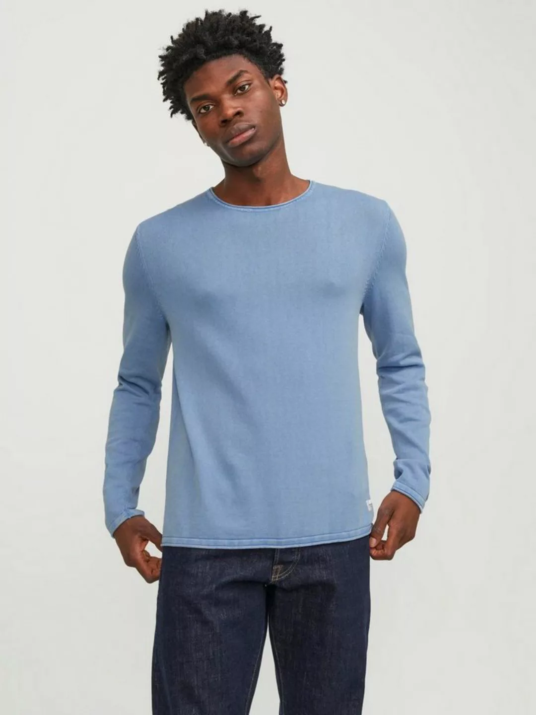 Jack & Jones Strickpullover JJELEO KNIT CREW NECK NOOS mit Rundhalsausschni günstig online kaufen