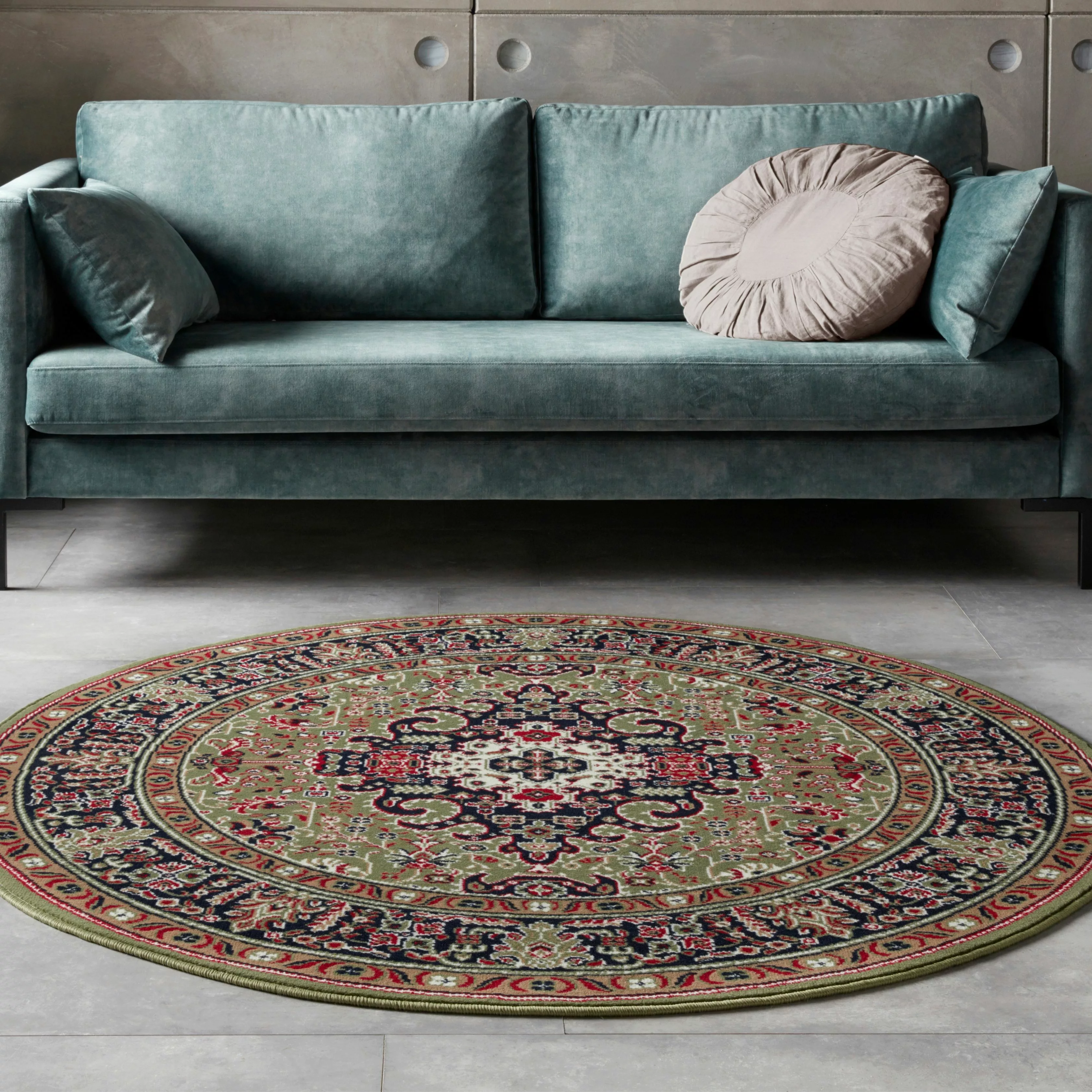 HANSE Home Teppich »Skazar Isfahan«, rund, 9 mm Höhe, Kurzflor, Orient, Tep günstig online kaufen