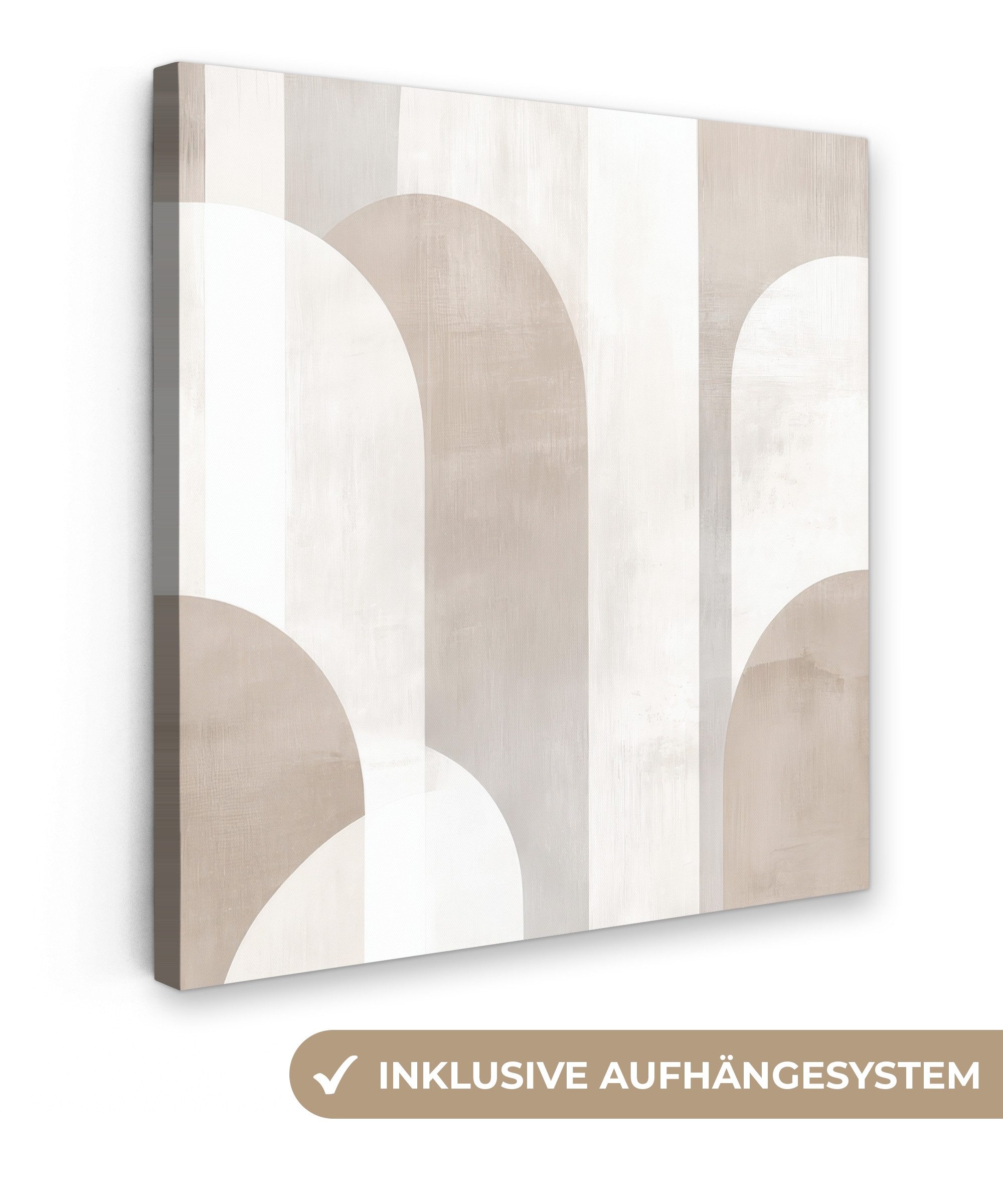 OneMillionCanvasses® Leinwandbild Abstrakte Bögen - Modern günstig online kaufen