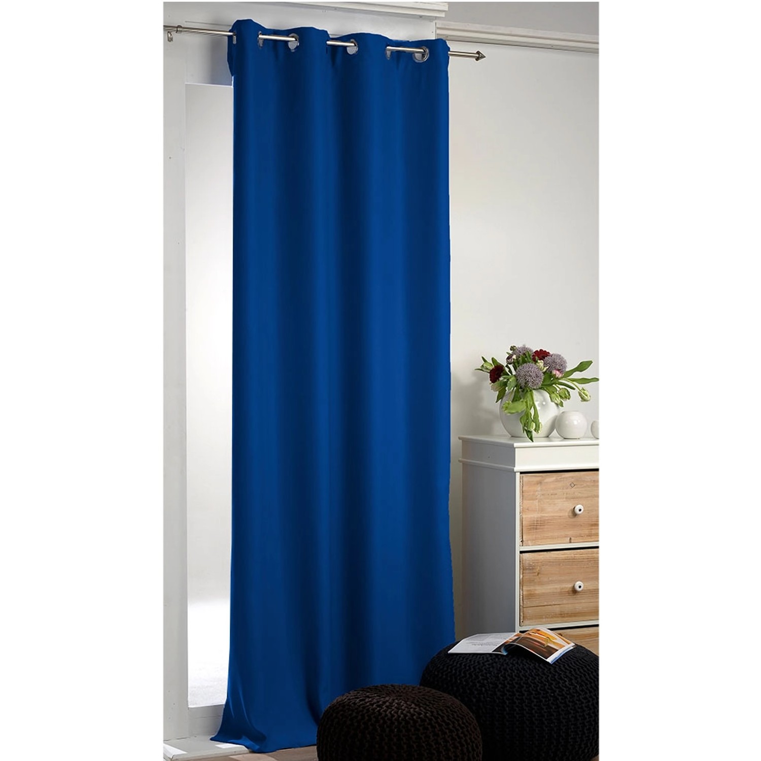 Bestlivings Verdunkelungsgardine mit Ösen Blau 270 cm x 245 cm günstig online kaufen