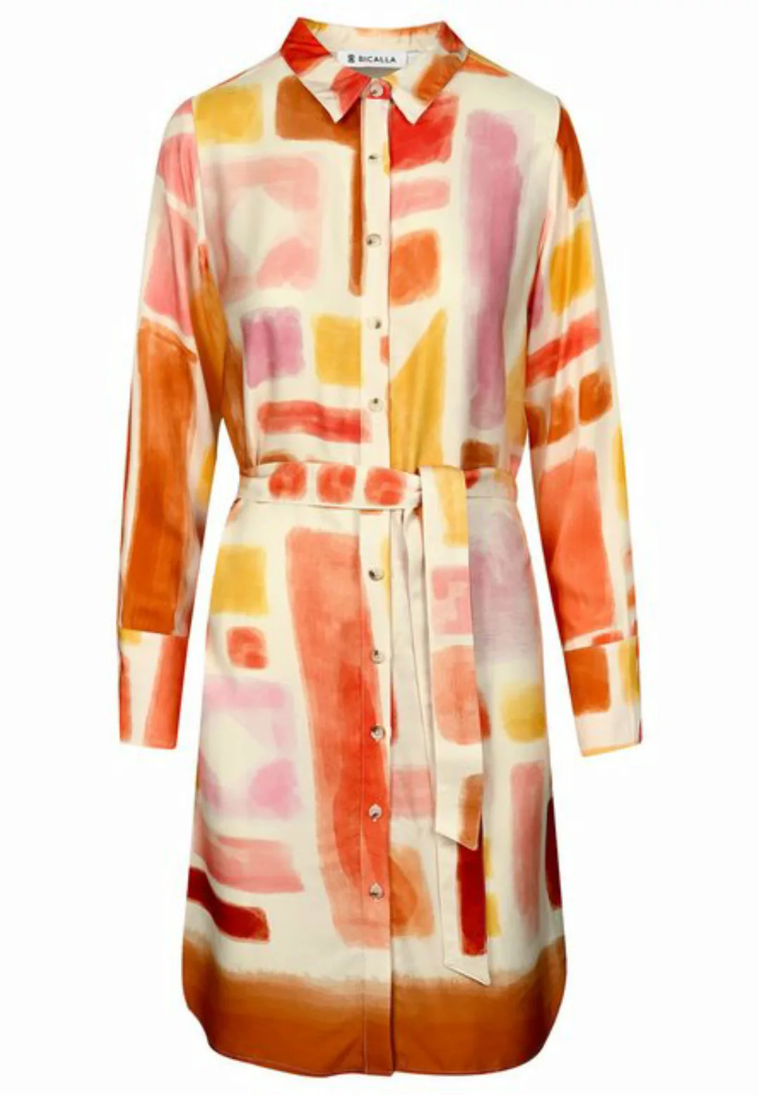 BICALLA Midikleid Dress Geo Prints - 09/pink-curry (1-tlg) günstig online kaufen