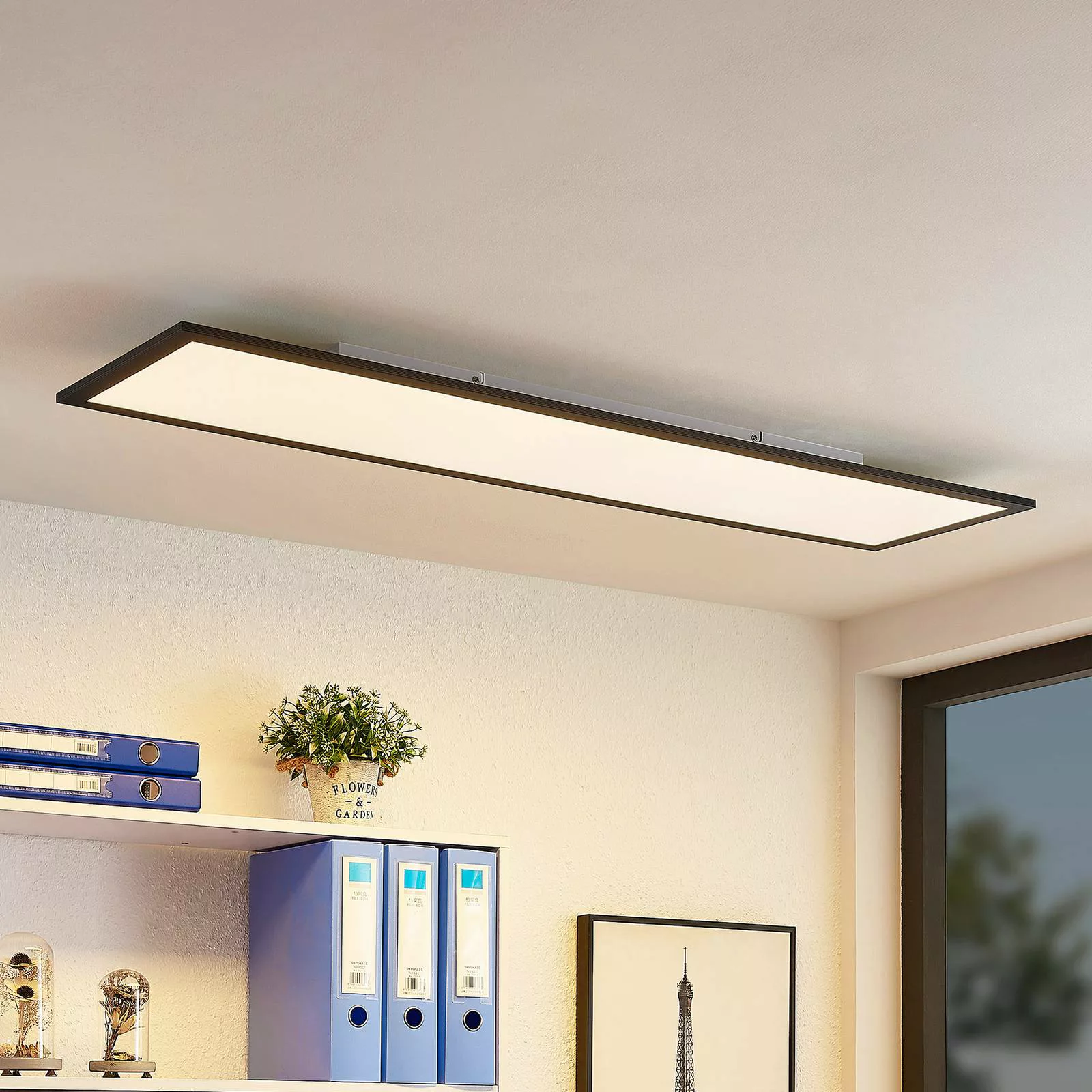 Lindby Nelios LED-Deckenlampe, 4000K 120 x 30 cm günstig online kaufen