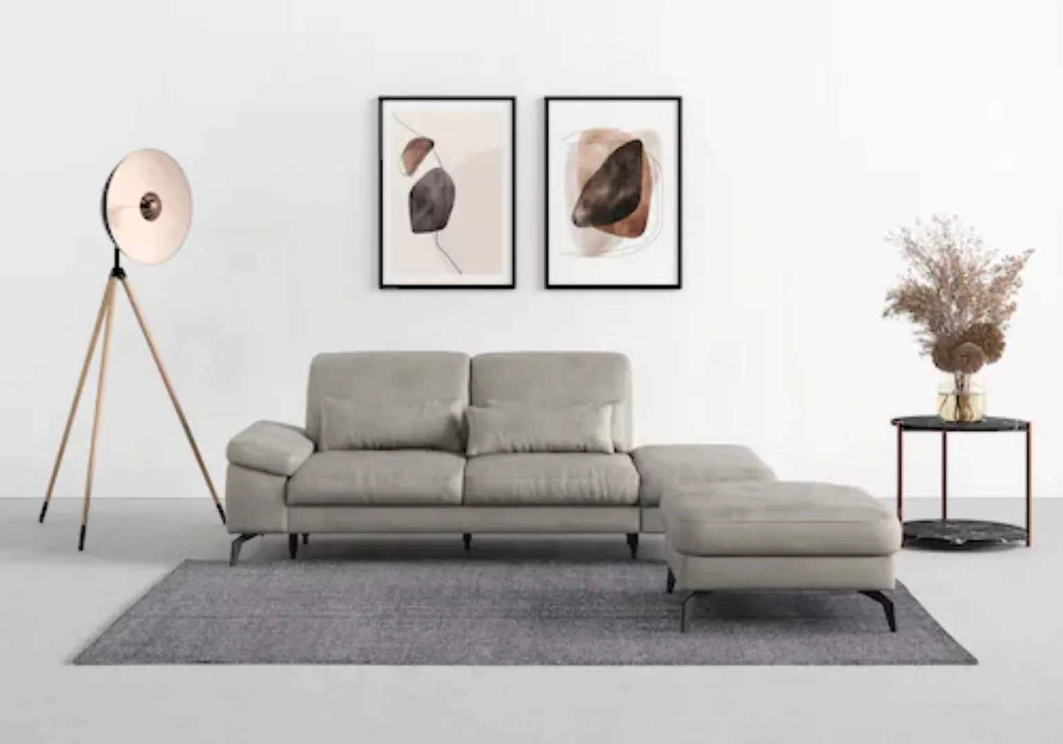 sit&more Recamiere "Cabana", Breite 220 cm, wahlweise mit Sitztiefen- und K günstig online kaufen