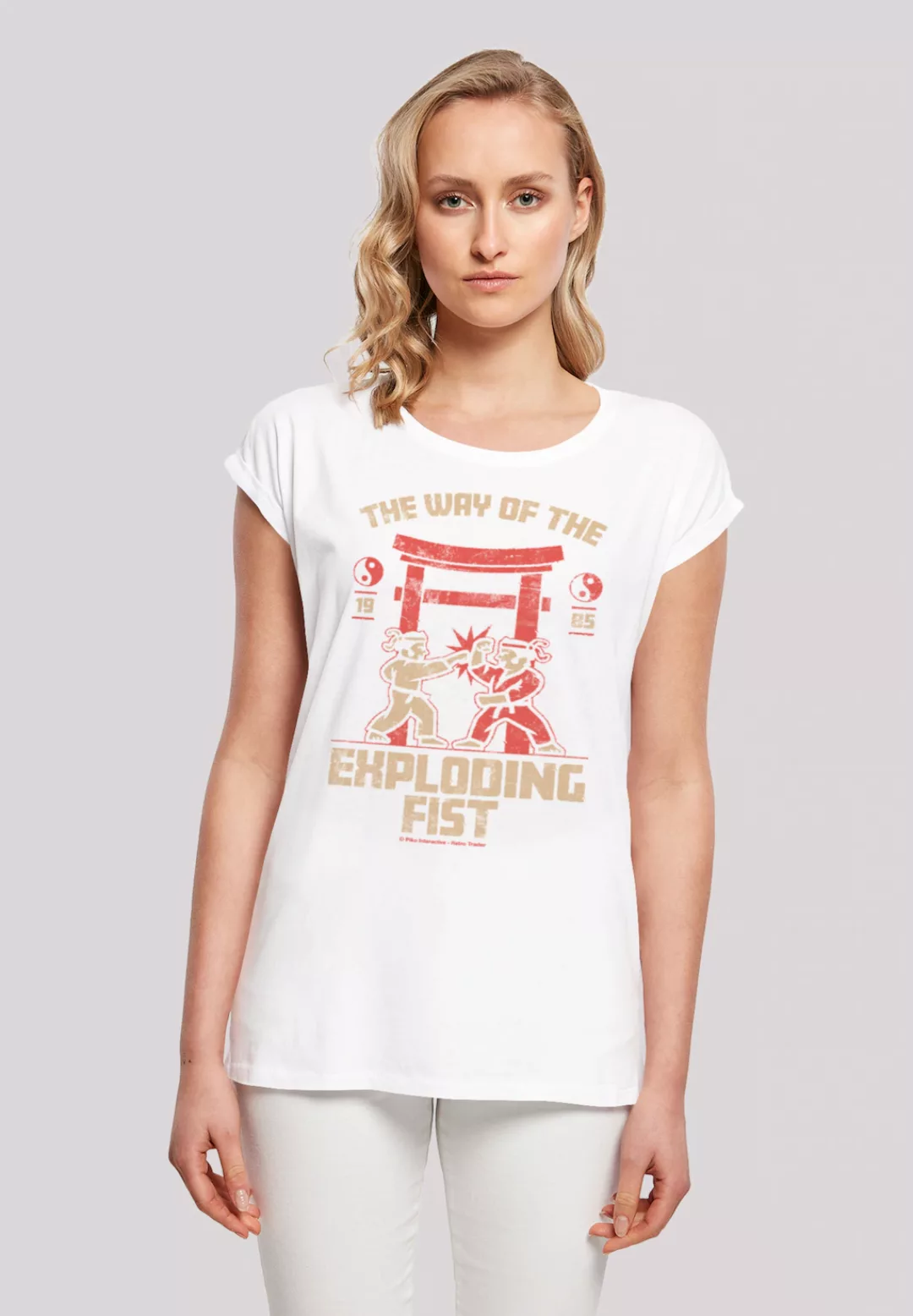 F4NT4STIC T-Shirt "Retro Gaming The Way of the Exploding Fist", Print günstig online kaufen