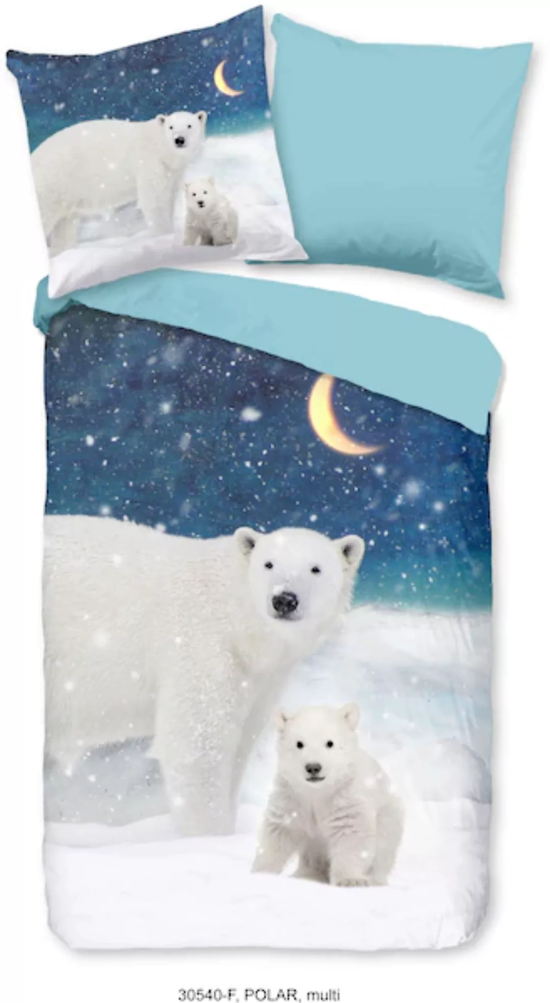 good morning Kinderbettwäsche »Polarbear Landscape«, (2 tlg.) günstig online kaufen