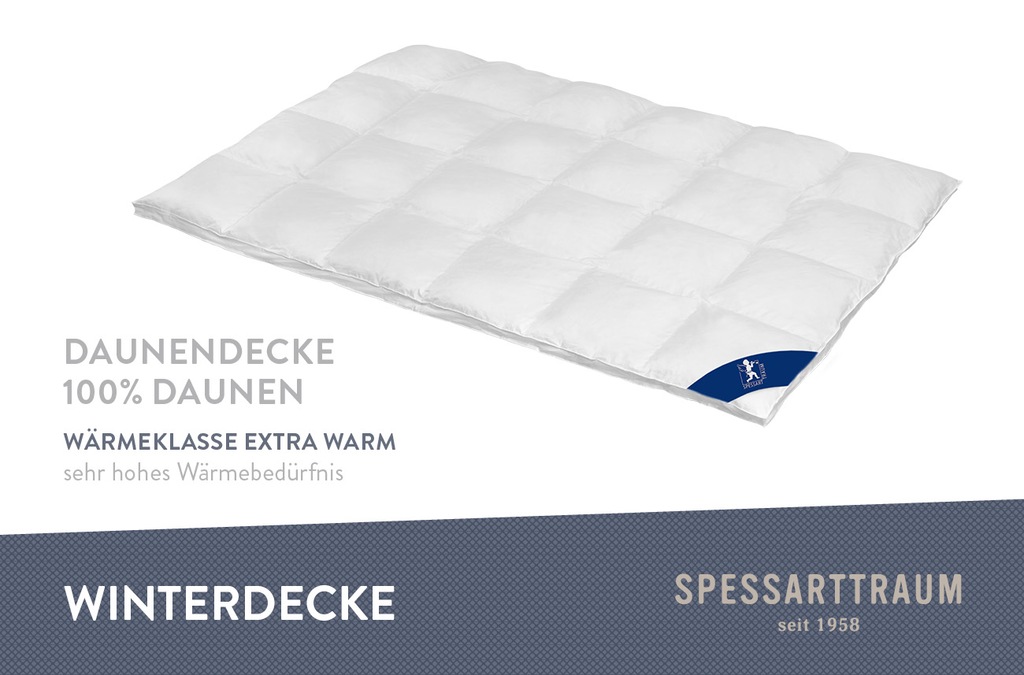 SPESSARTTRAUM Daunenbettdecke »Laax Bettdecke 135x200, 155x220 cm und viele günstig online kaufen